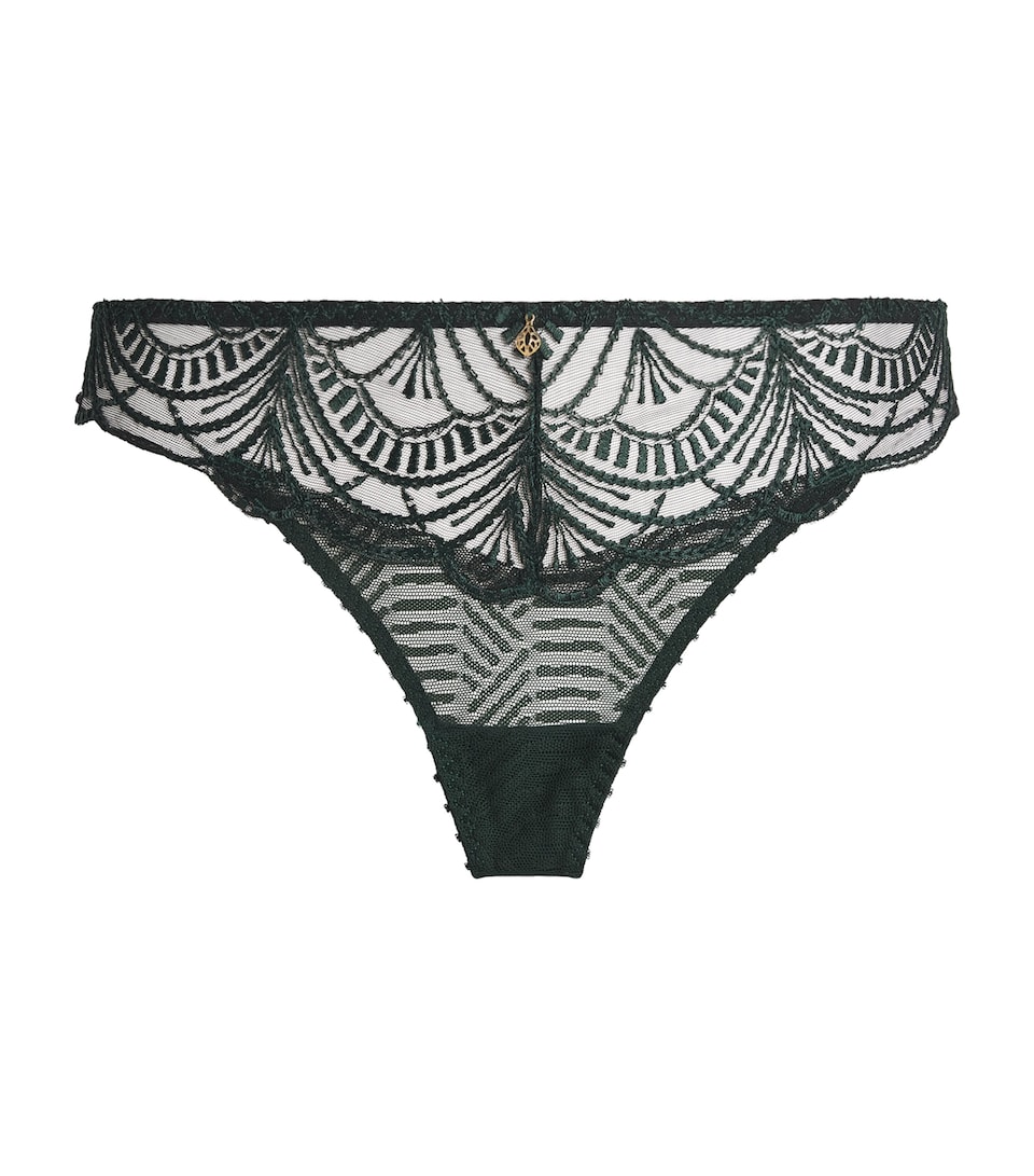 Aubade Womens Vibes Tanga Mysterious Green