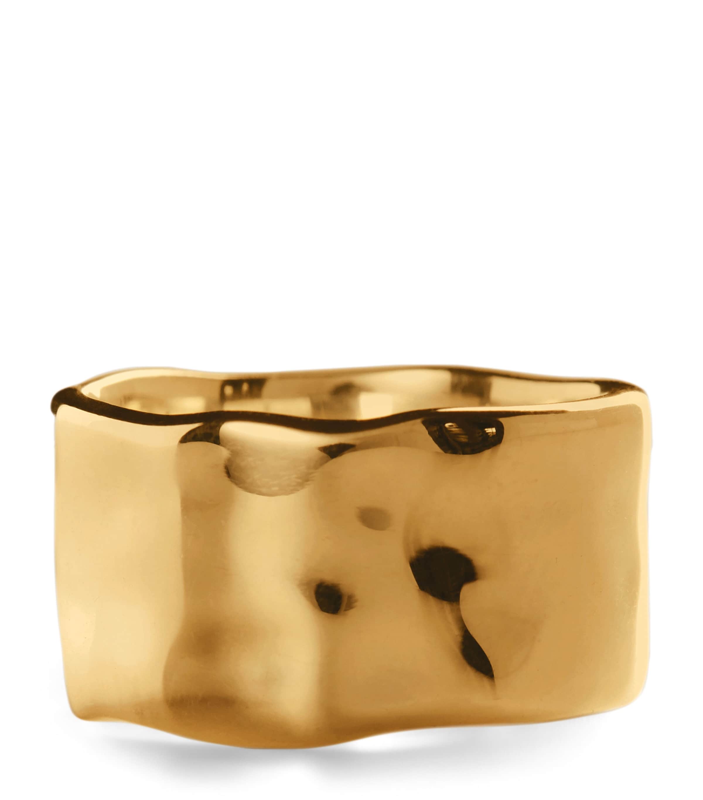 Monica Vinader Gold Vermeil Siren Me Bold Ring Gold Vermeil