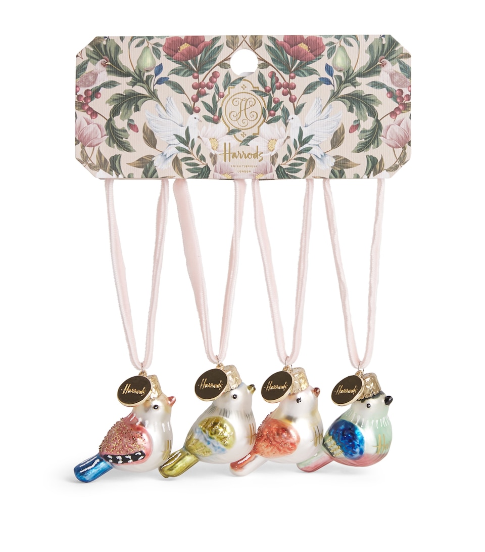Harrods Calling Birds Tree Decoration (Set of 4)