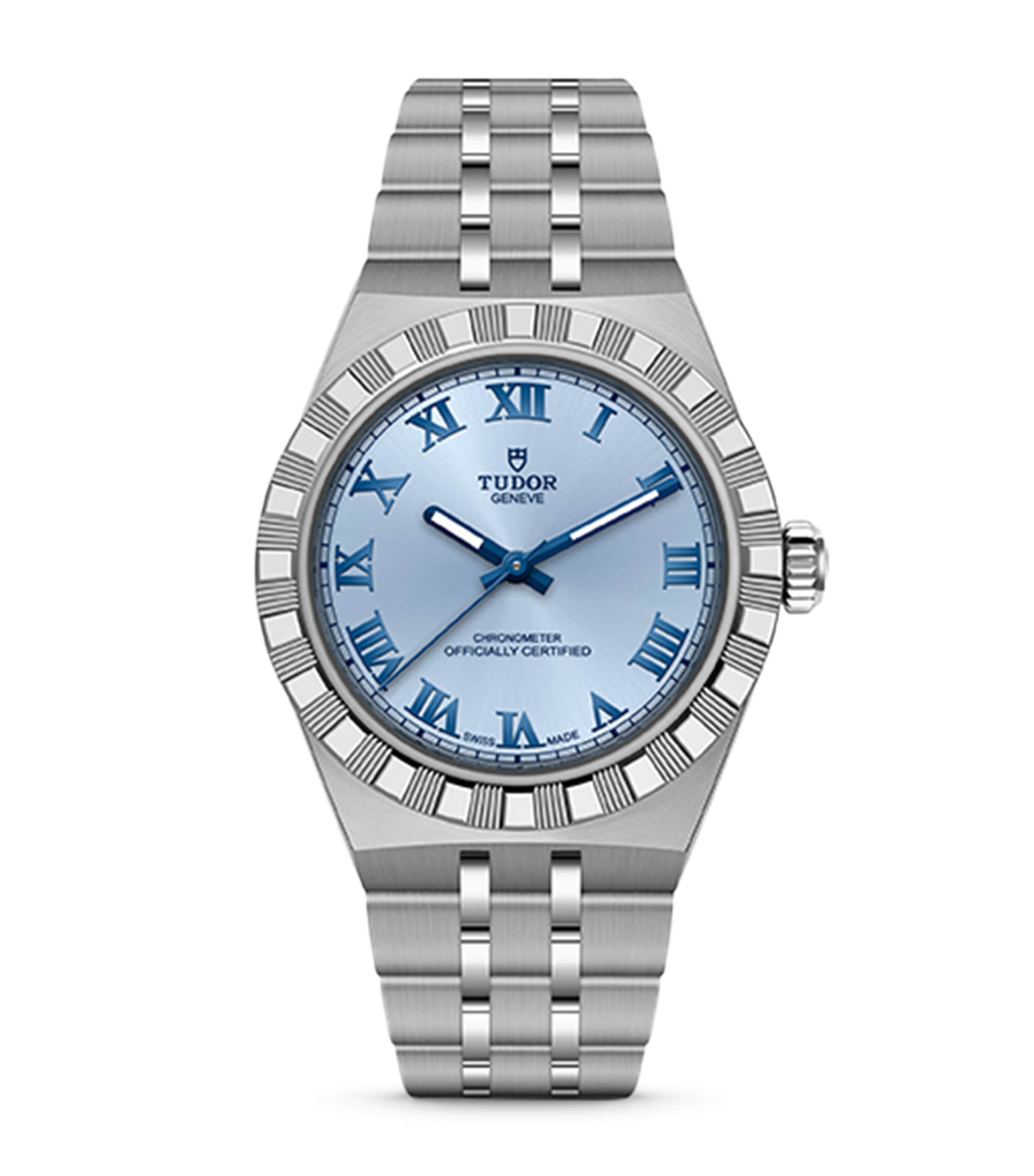 TUDOR Royal Stainless Steel Watch 30mm Blue