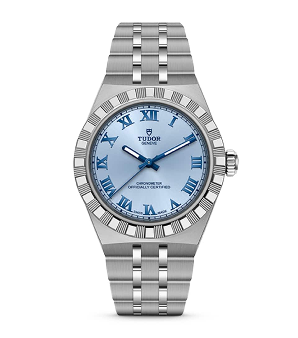 TUDOR Royal Stainless Steel Watch 30mm Blue