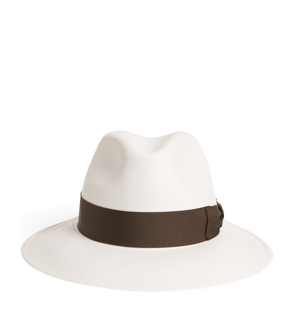 Straw Amadeo Large-Brim Panama Hat