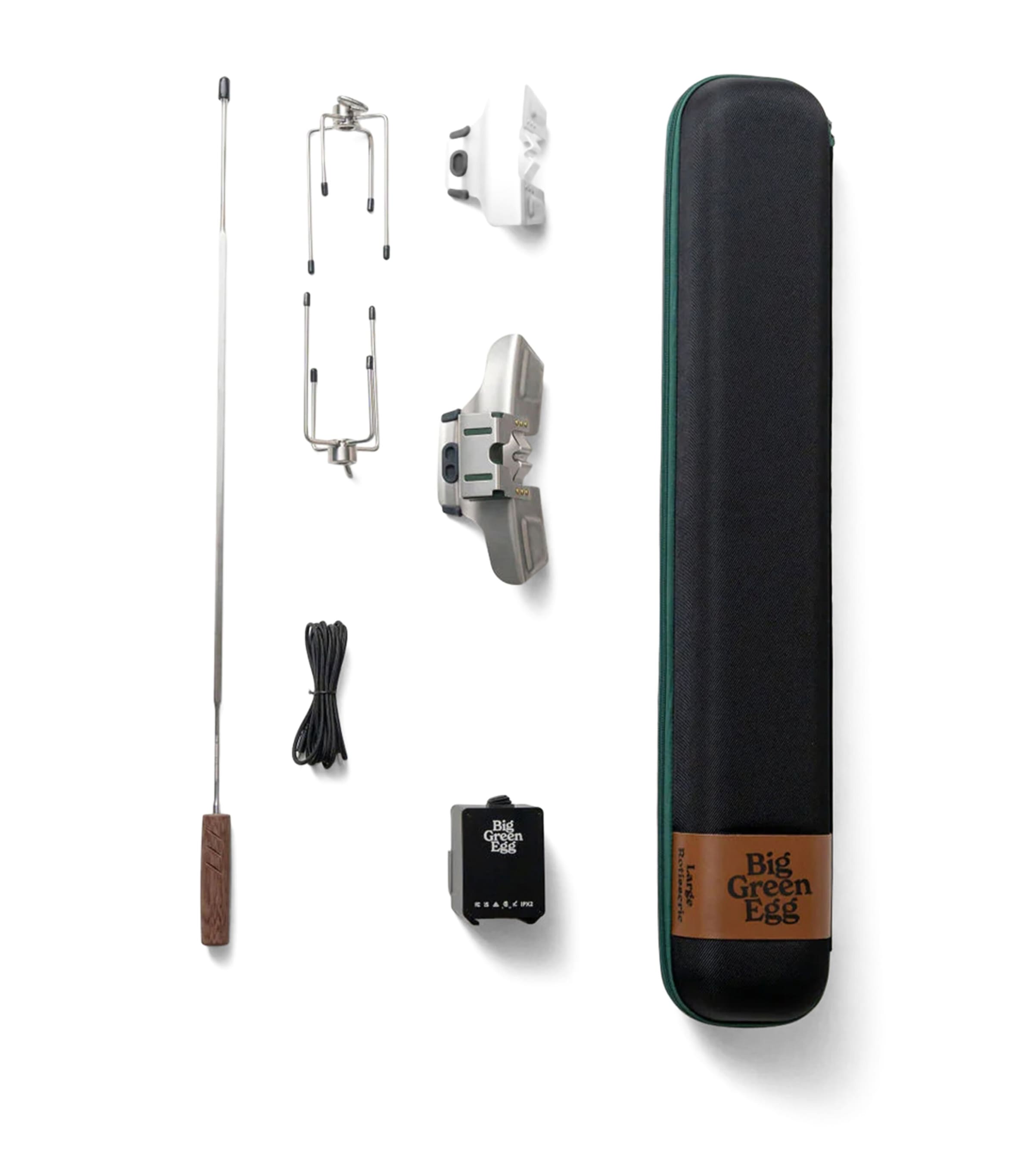 Large Big Green Egg Rotisserie 2.0