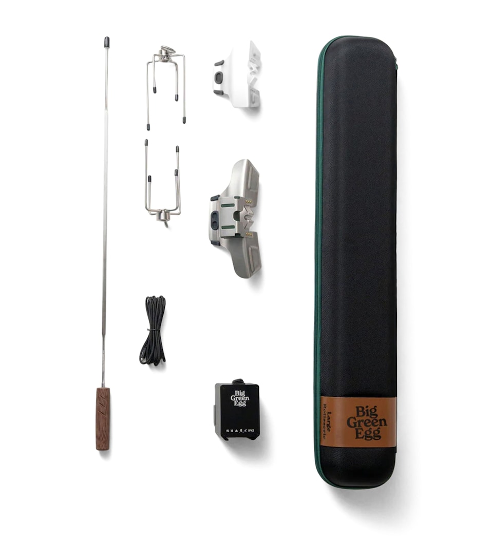 Large Big Green Egg Rotisserie 2.0