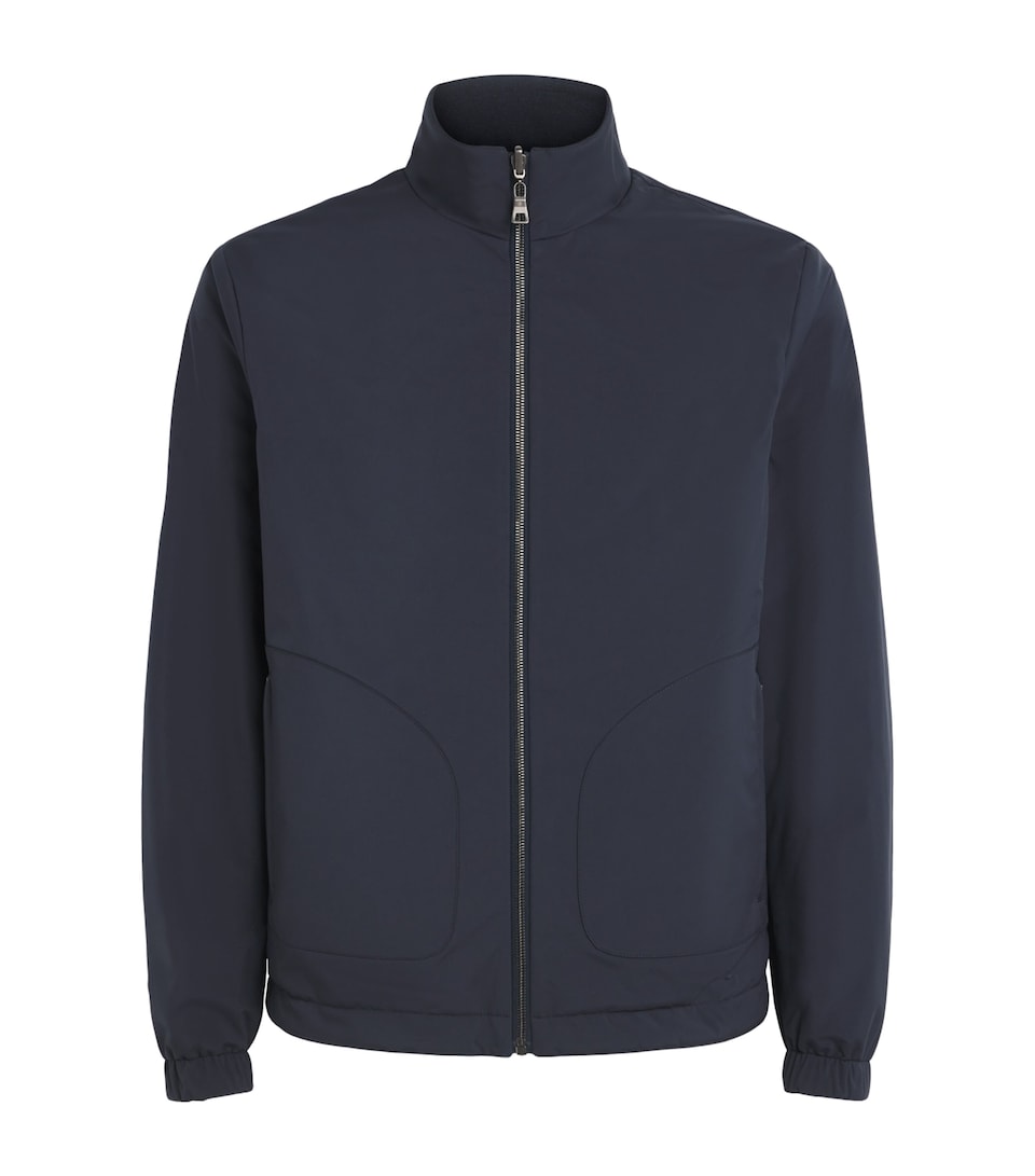 Fioroni Cashmere Mens Wool Reversible Bomber Jacket