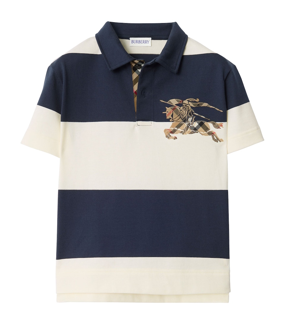 Cotton Stripe EKD Polo Shirt