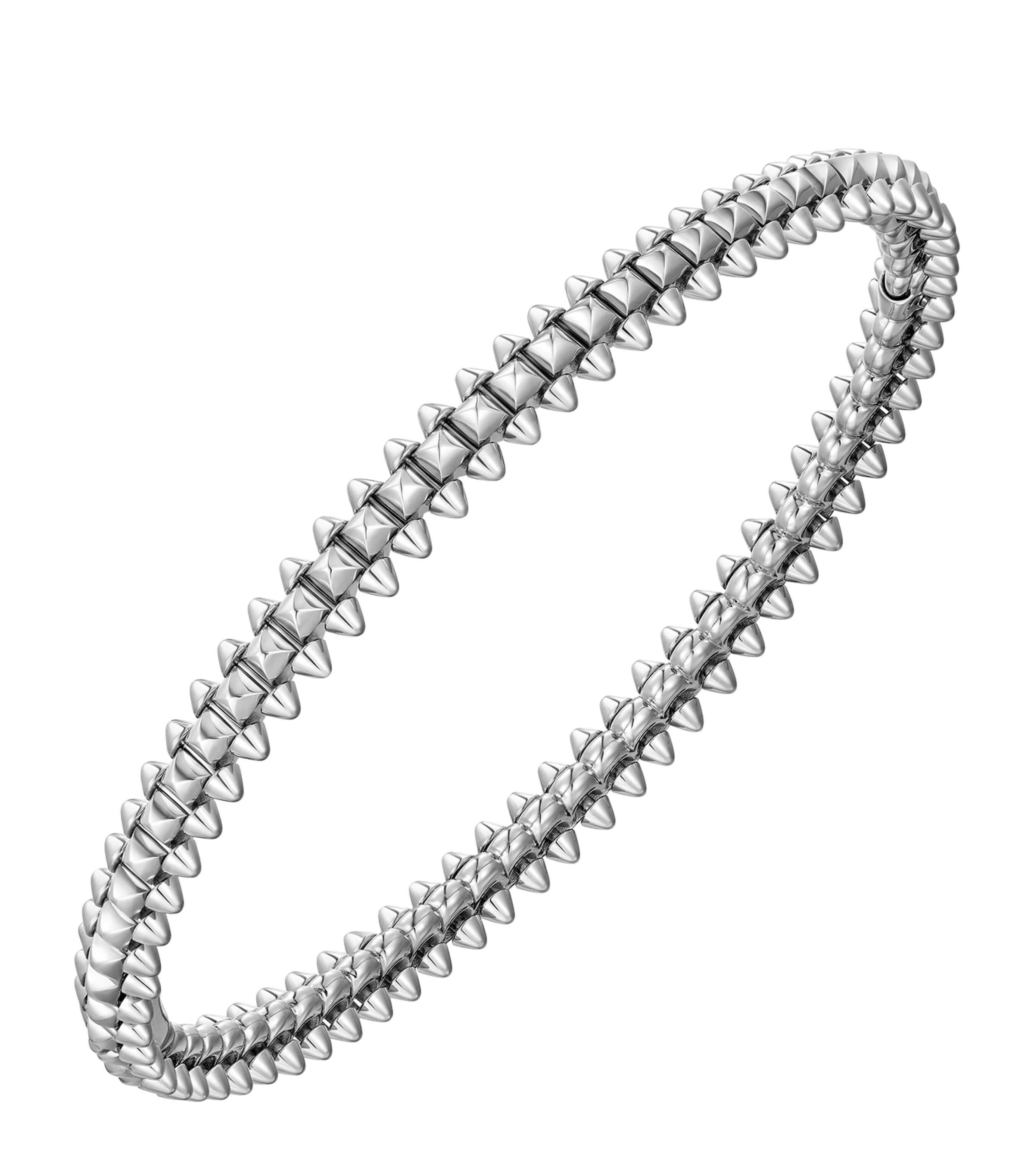 White Gold Clash de Cartier Bracelet (Size 14)