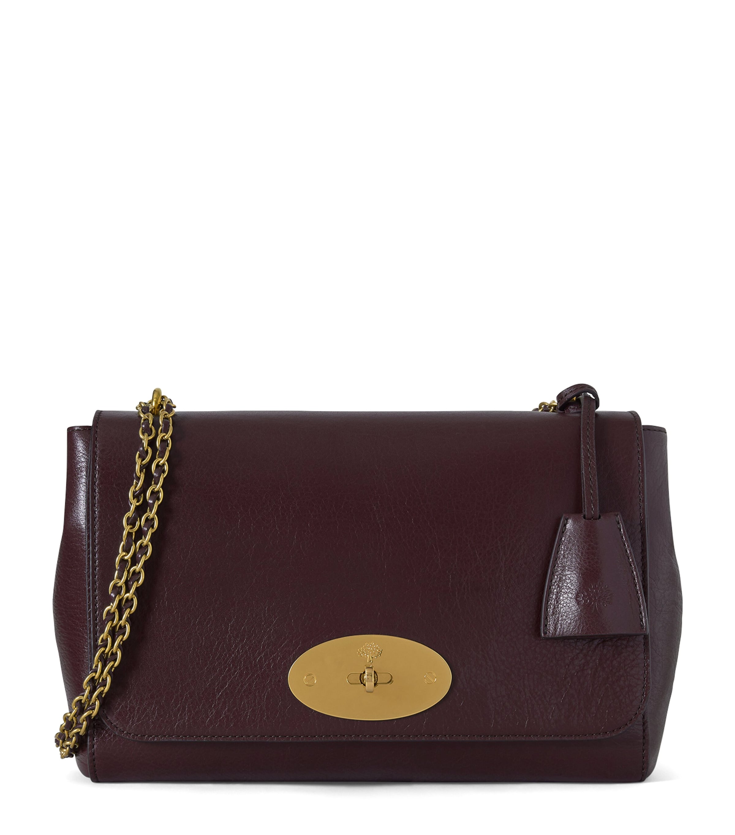 Mulberry Medium Leather Lily Shoulder Bag Oxblood
