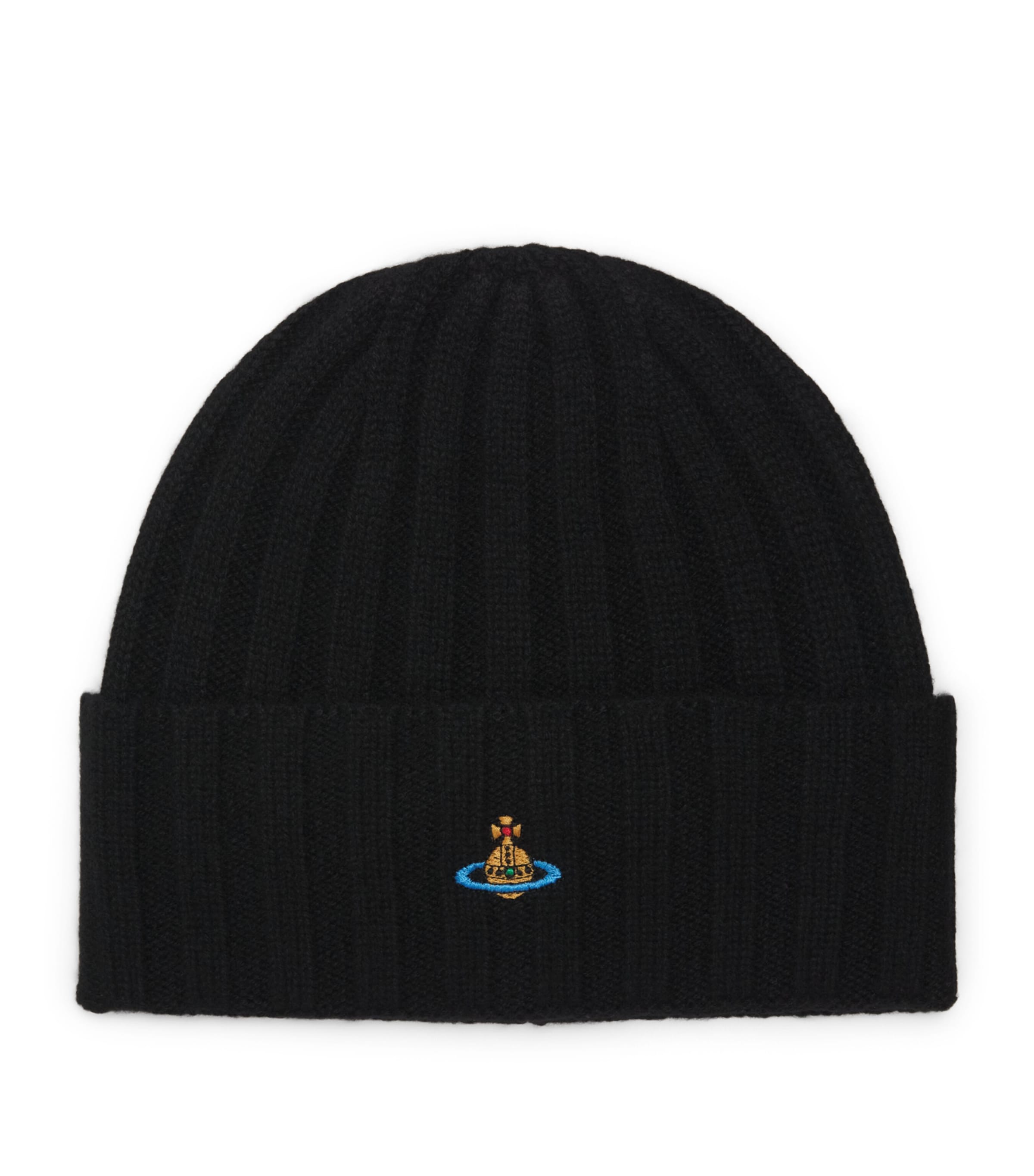Vivienne Westwood Cashmere Classic Beanie Black