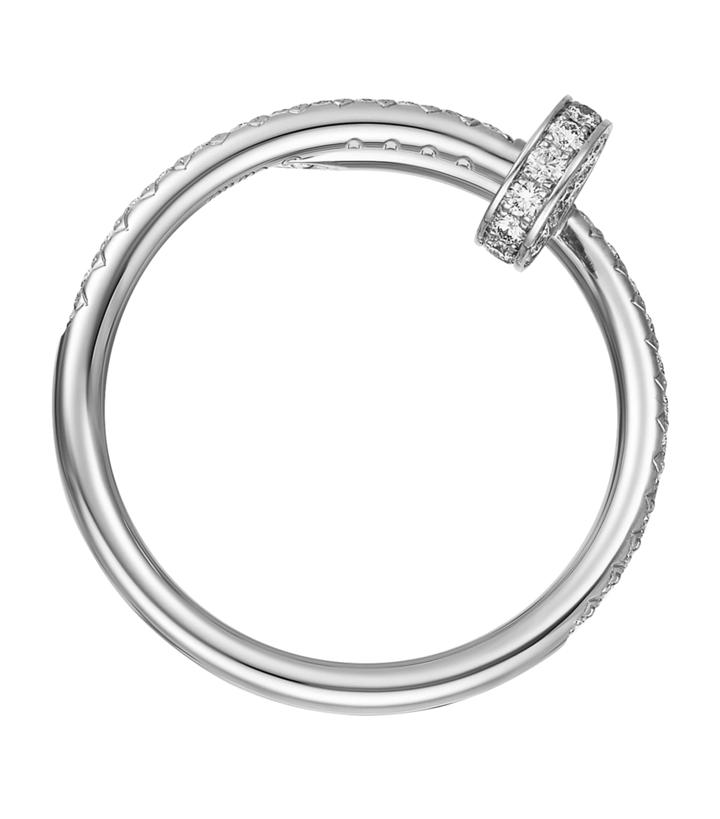 Cartier White Gold and Diamond Juste un Clou Ring White Gold