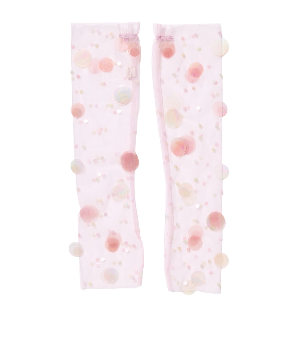 Tutu Du Monde Embellished Sunset Bliss Gloves Candy Floss