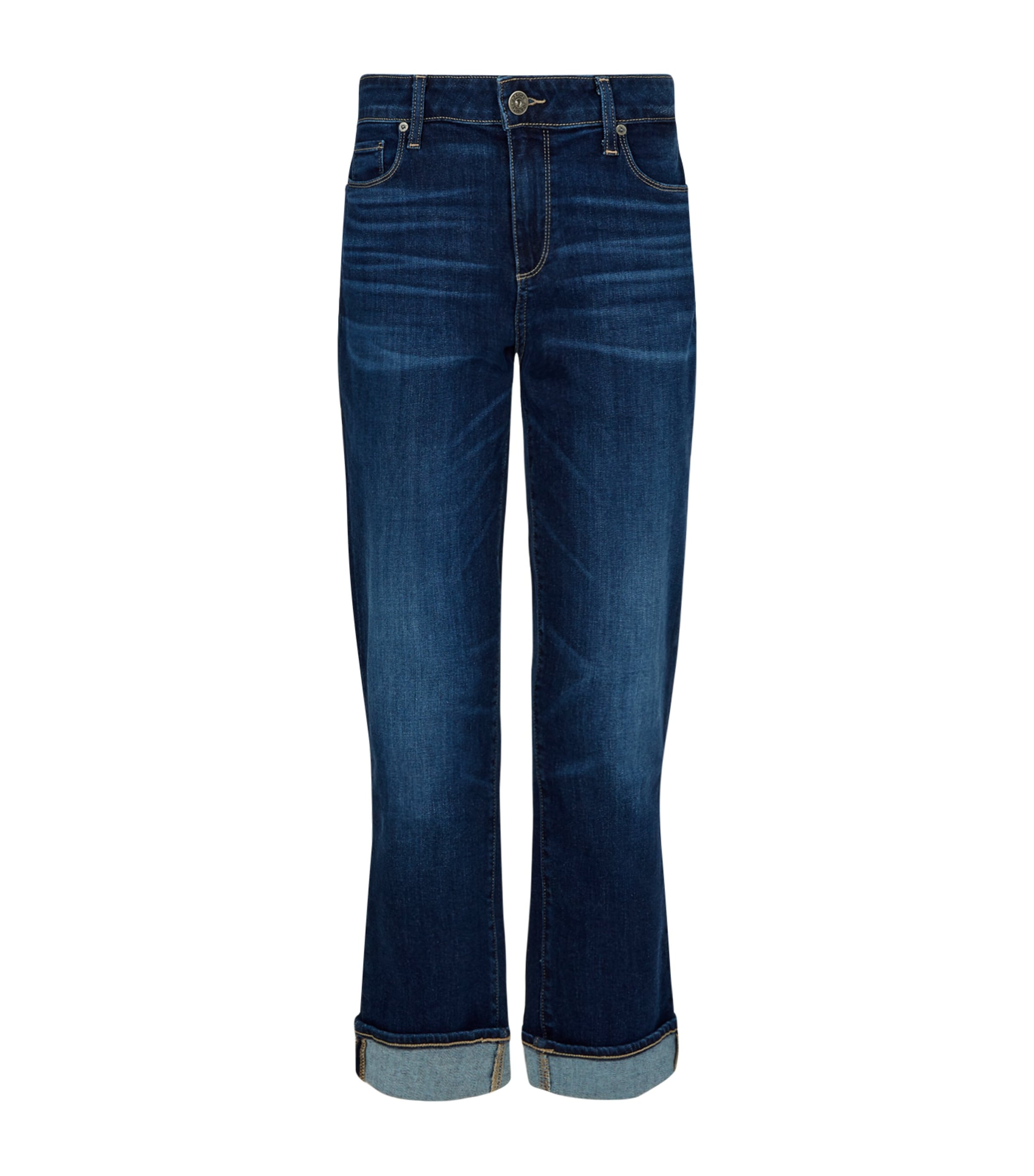 PAIGE Womens Brigitte Cropped Straight Jeans Enchant