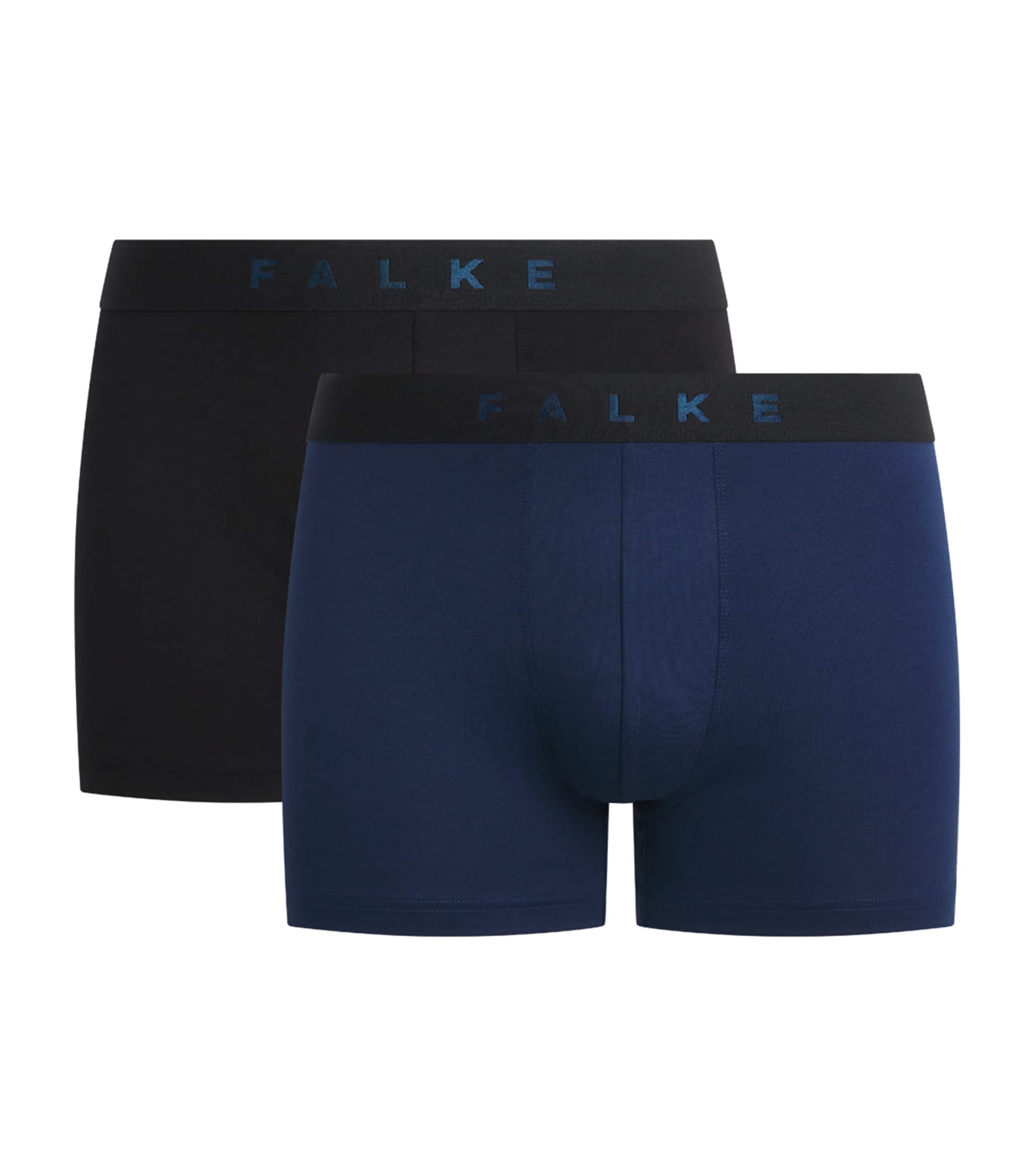 Falke Mens Stretch-Egyptian Cotton Boxer Briefs (Pack of 2) Sortiment