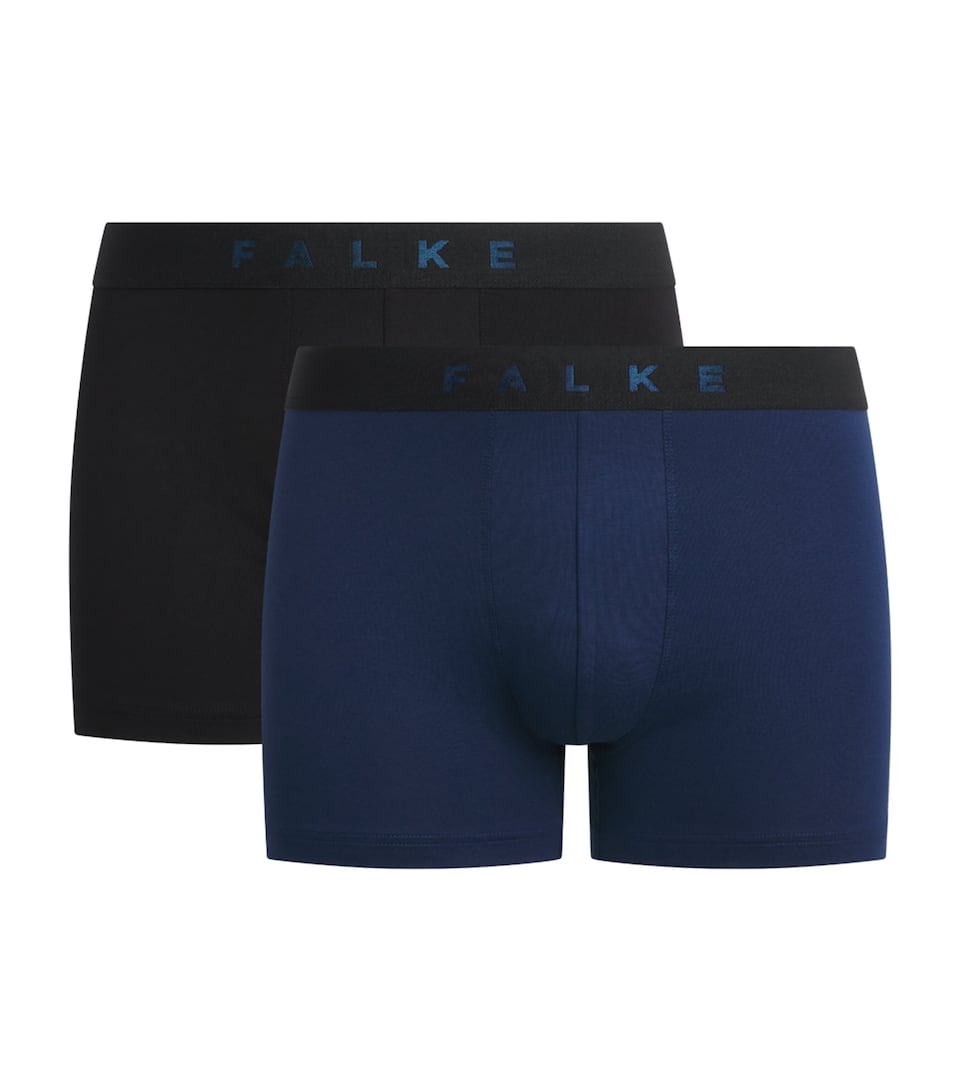 Falke Mens Stretch-Egyptian Cotton Boxer Briefs (Pack of 2) Sortiment