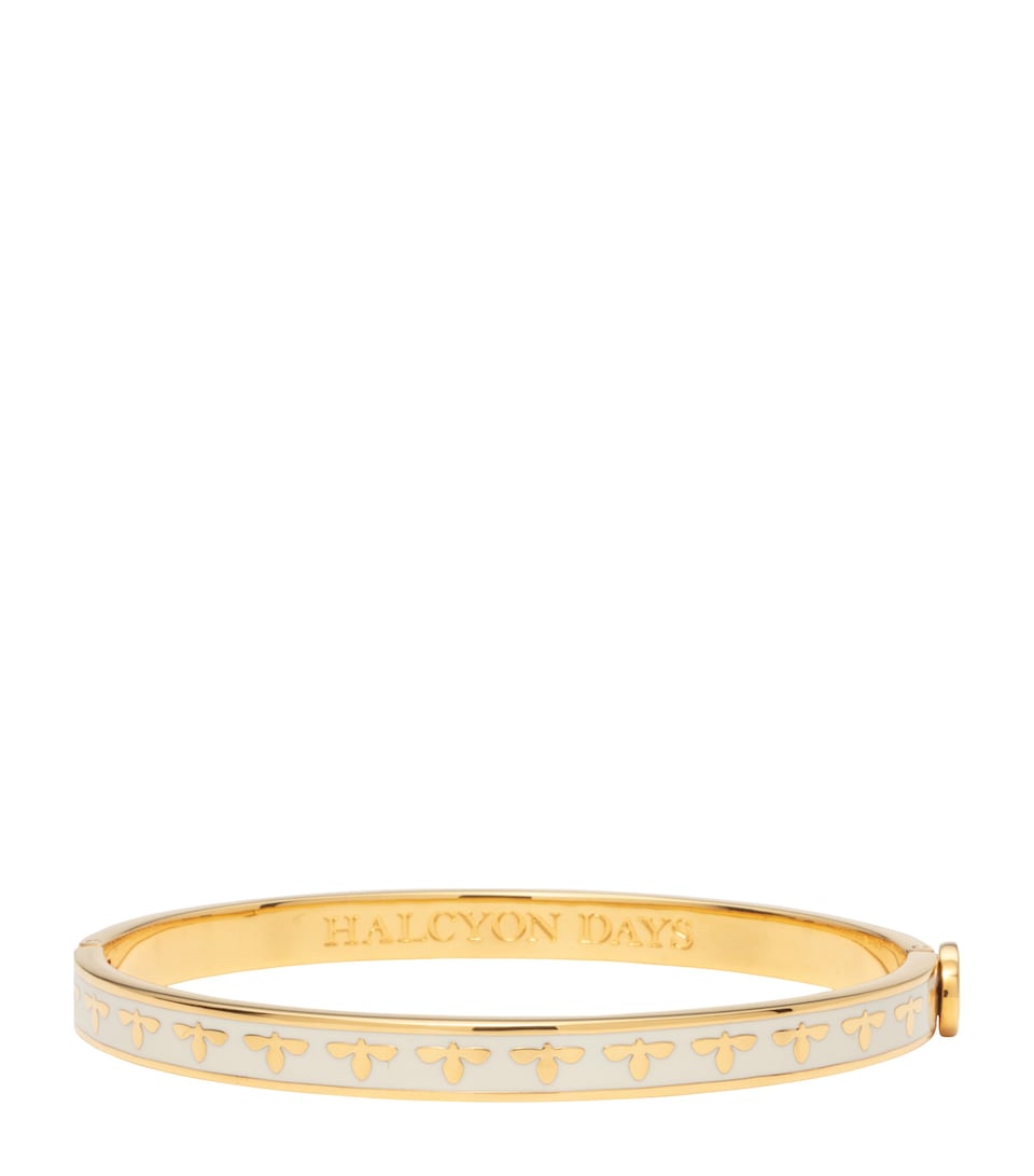 Gold-Plated Bee Bangle