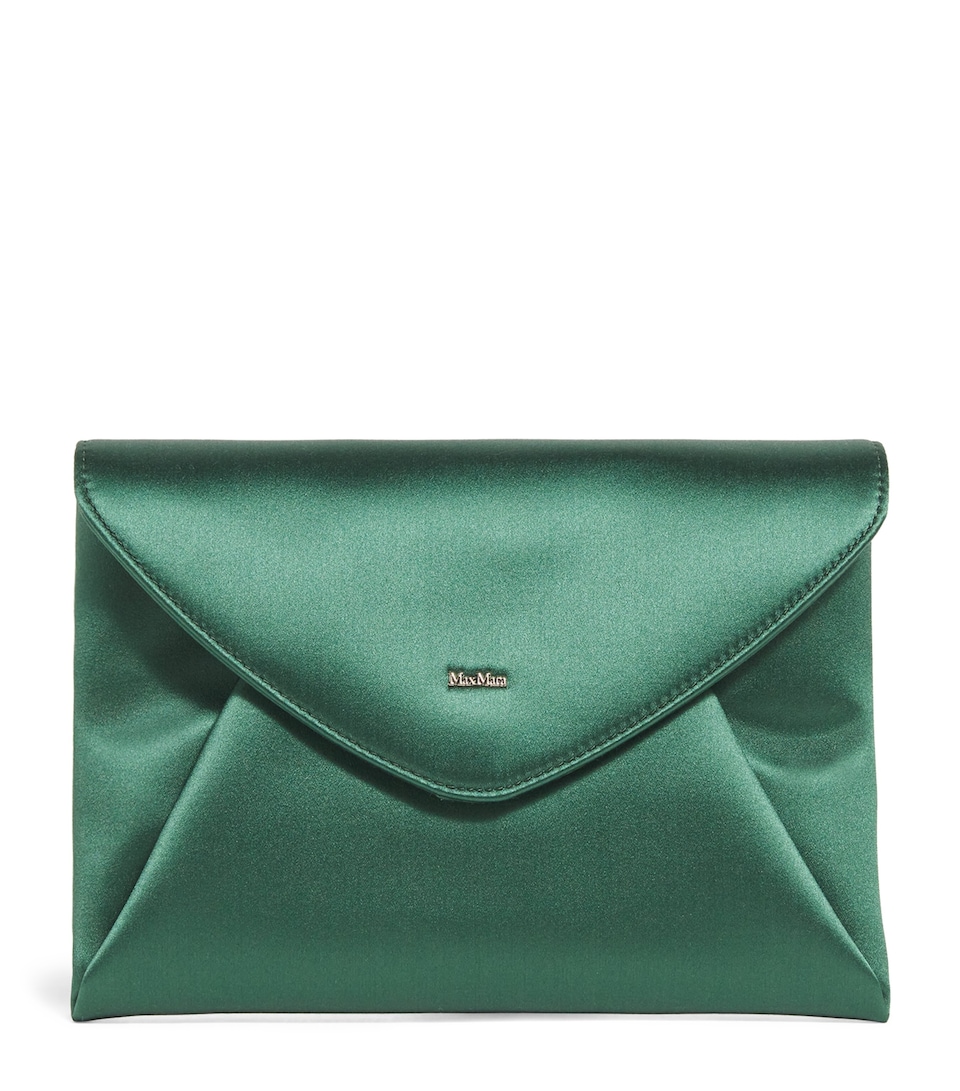 Satin Envelope Clutch Bag