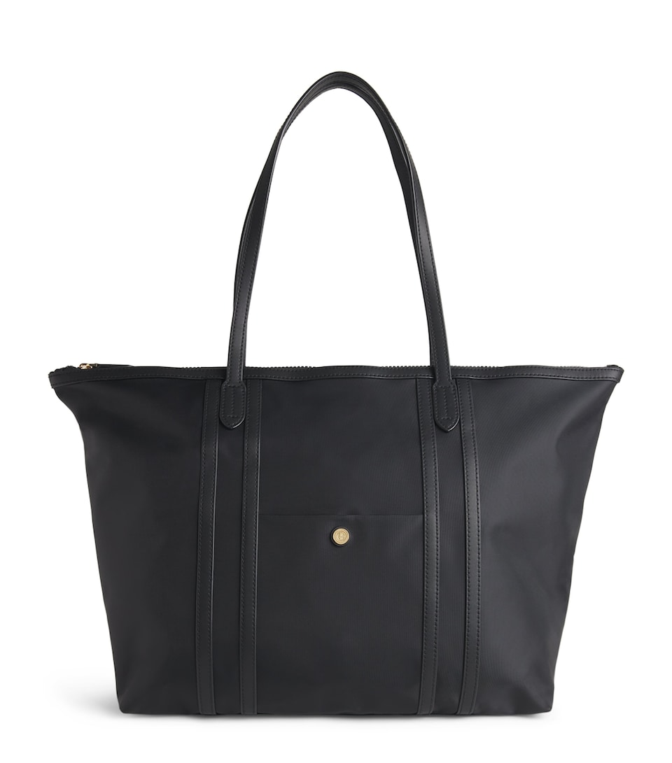 Harrods Nylon Jetsetter Tote Bag Black