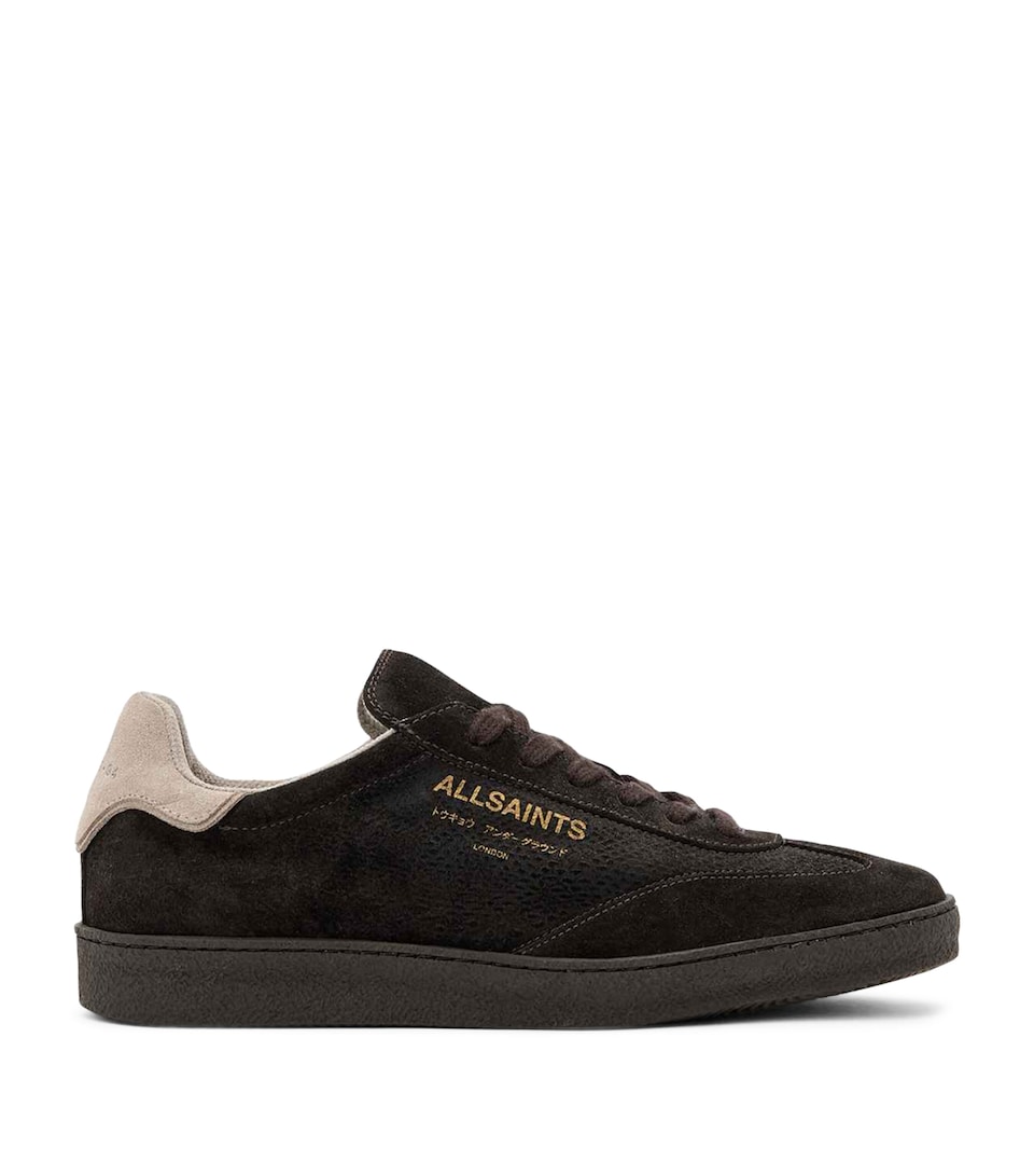 AllSaints Suede Thelma Sneakers Dark Brown