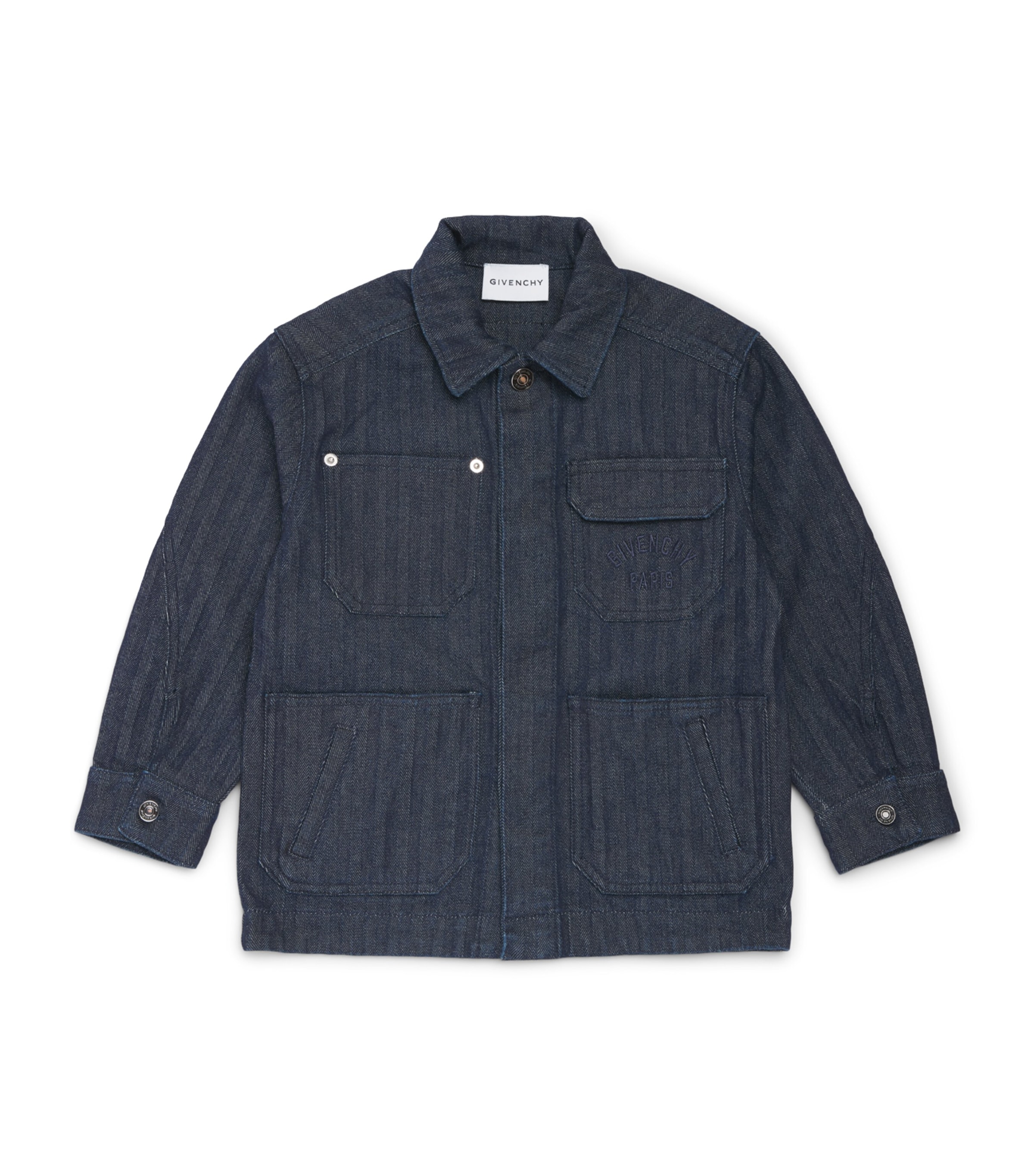 Givenchy Kids Logo Denim Shirt (4-12+ Years) Denim
