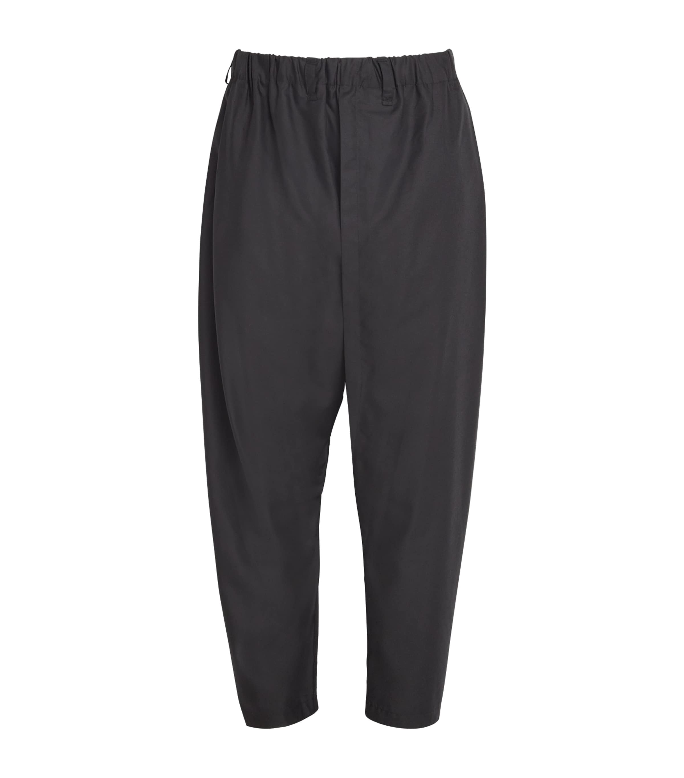 IM MEN Mens Swing Tapered Trousers Black