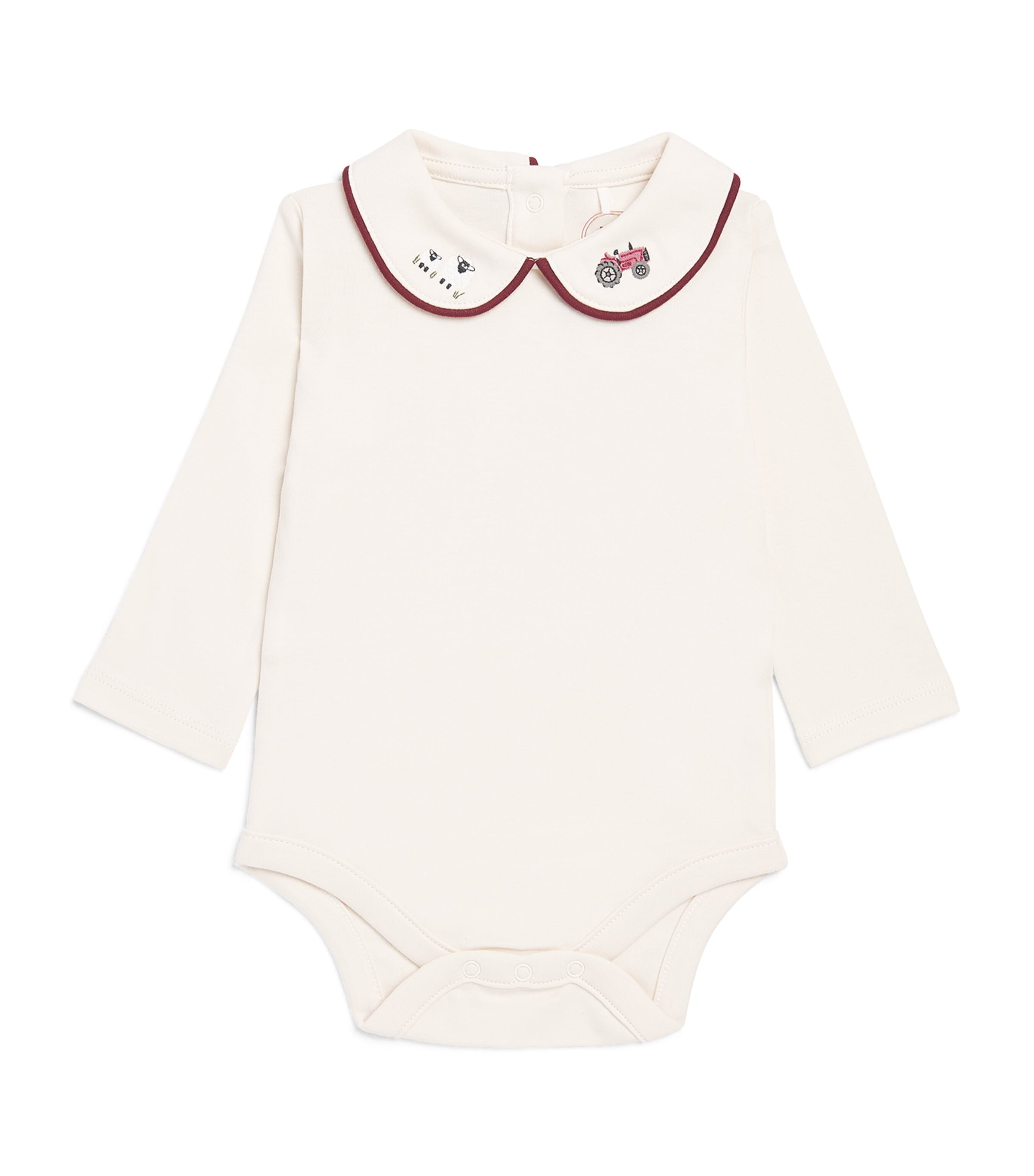 Eleanor Charles Embroidered On The Farm Bodysuit (0-18 Months) Fm