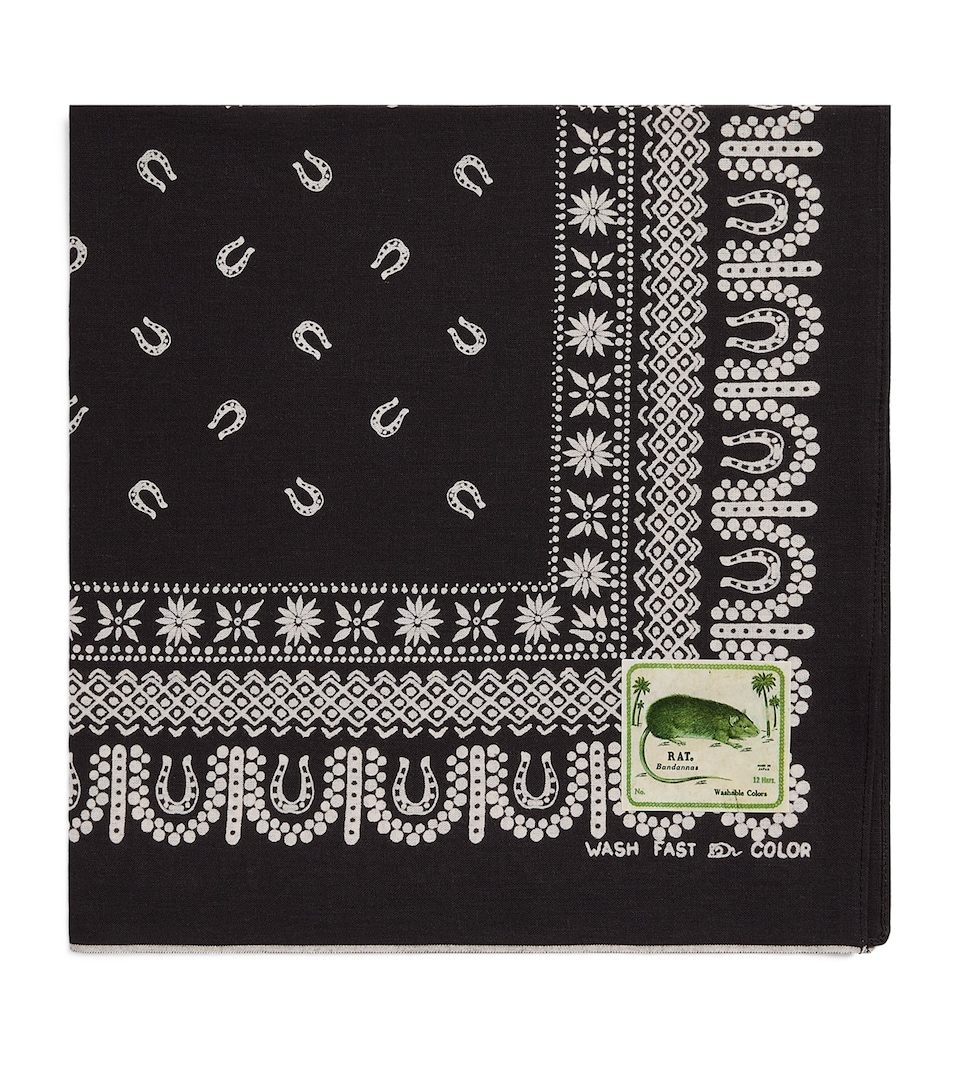 Kapital Horseshoe Bandana Black