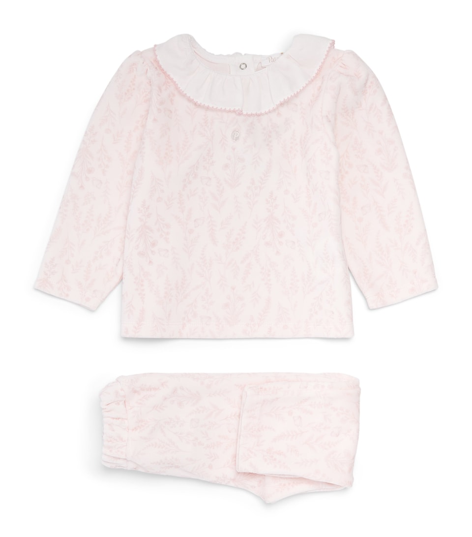 Patachou Botanical Print Pyjama Set (0-24 Months) Pnk Flrl Print