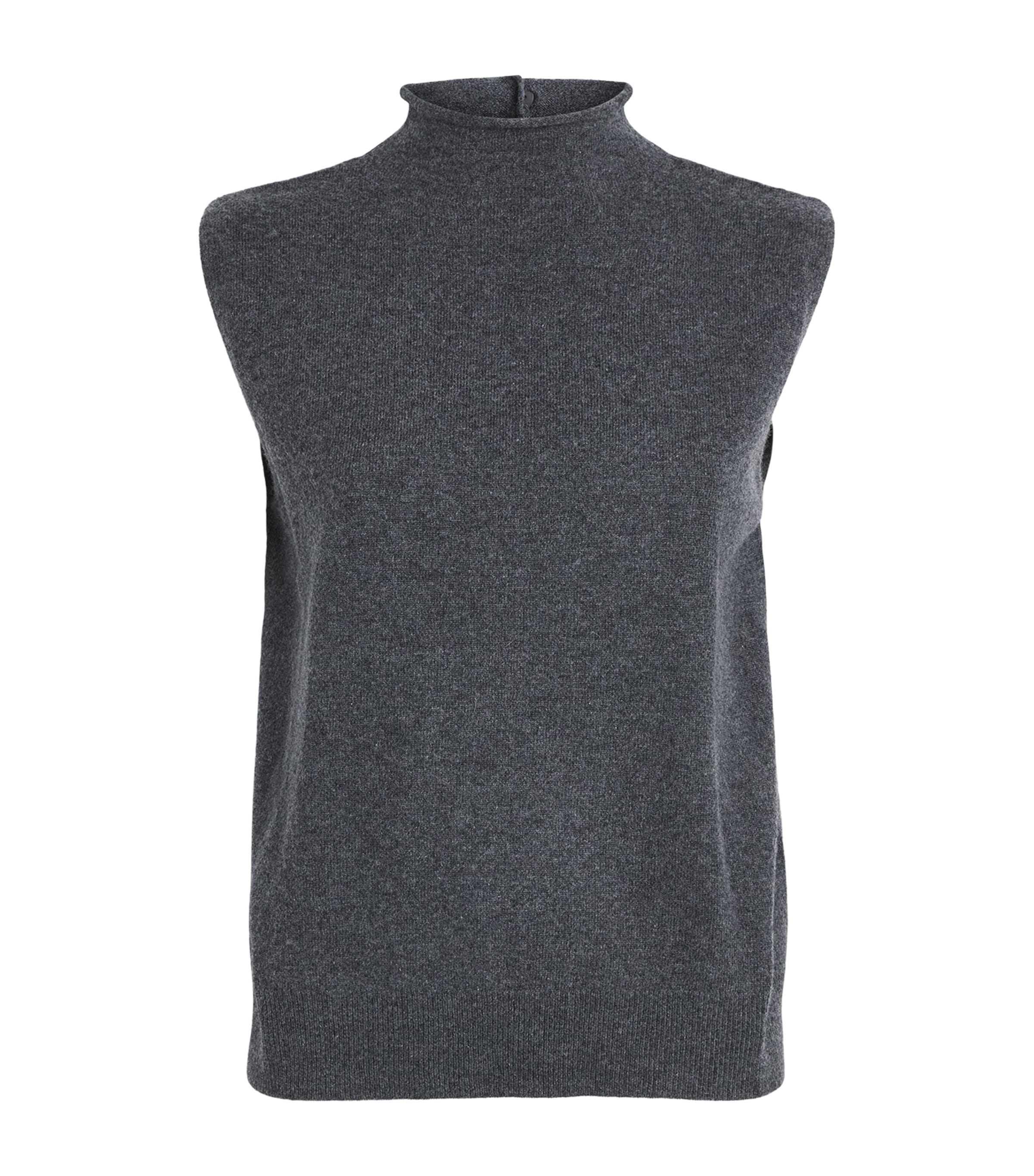 MM Womens Virgin Wool-Cashmere Astrale Sweater Dark Grey
