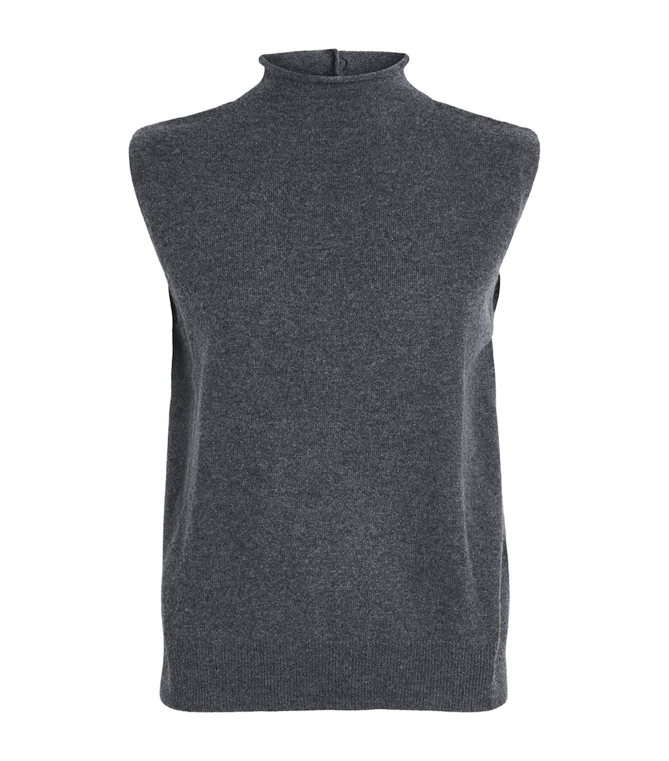 MM Womens Virgin Wool-Cashmere Astrale Sweater Dark Grey