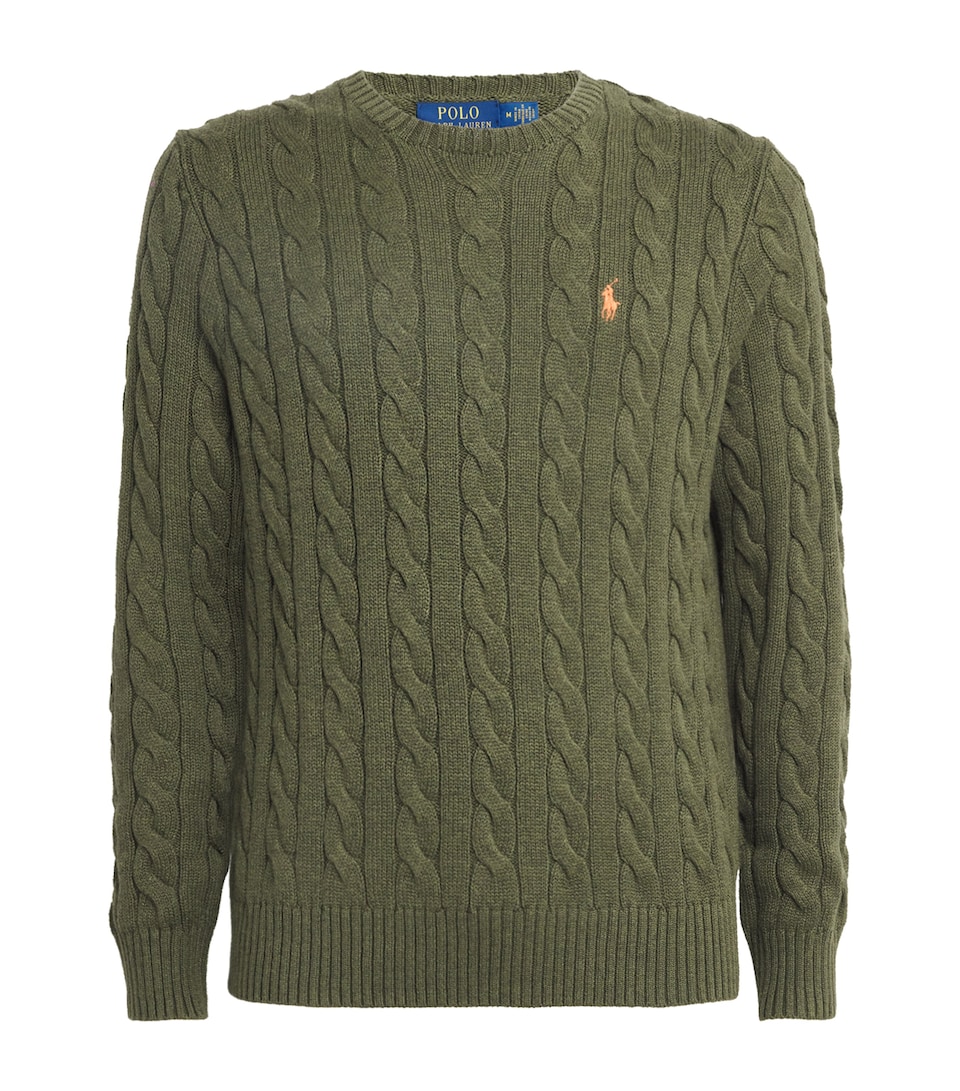 Cotton Cable-Knit Sweater