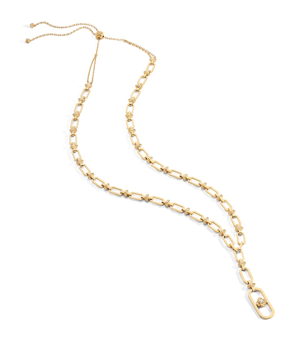 MARLI New York Yellow Gold and Diamond Long Tip-Top Necklace Yellow Gold