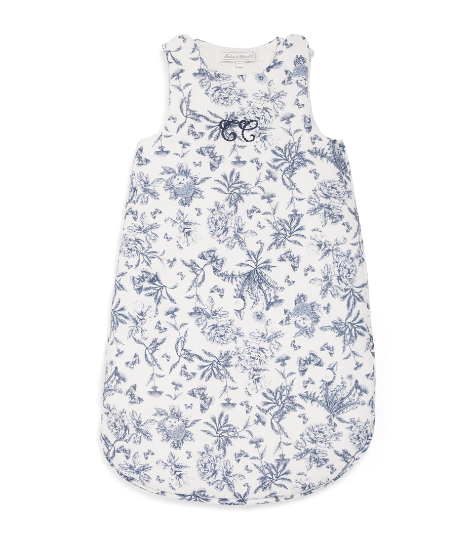 Cotton Toile de Jouy Sleeping Bag