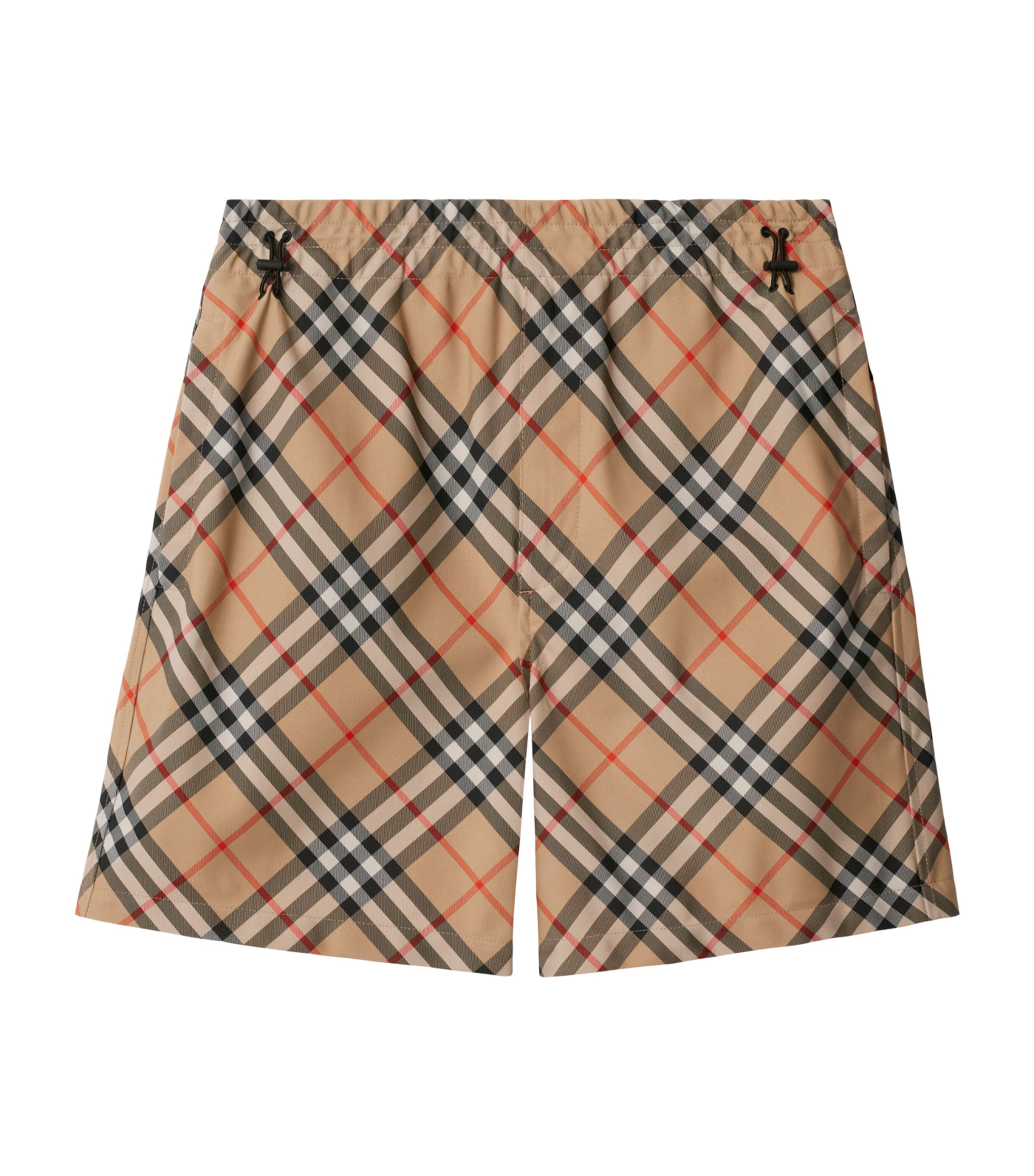 Woven Twill Check Shorts