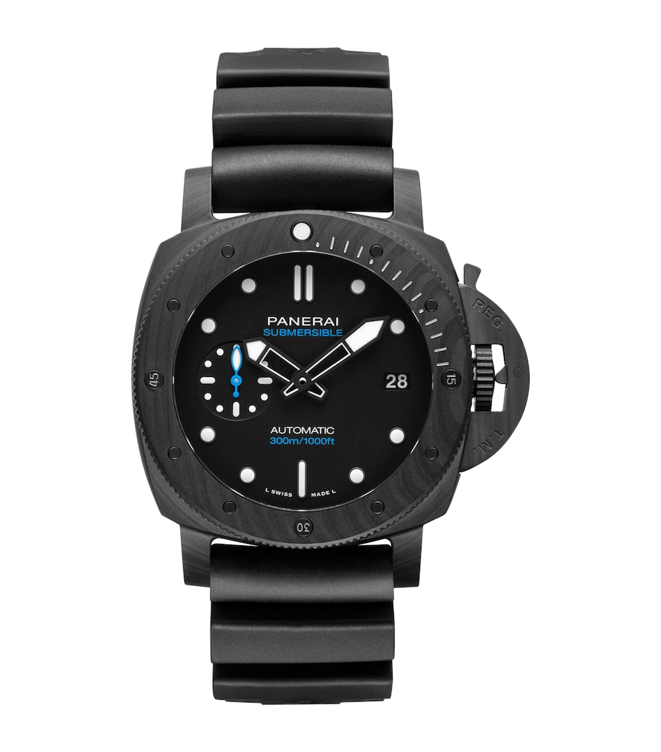 Panerai Carbotech Submersible Watch 44mm Black