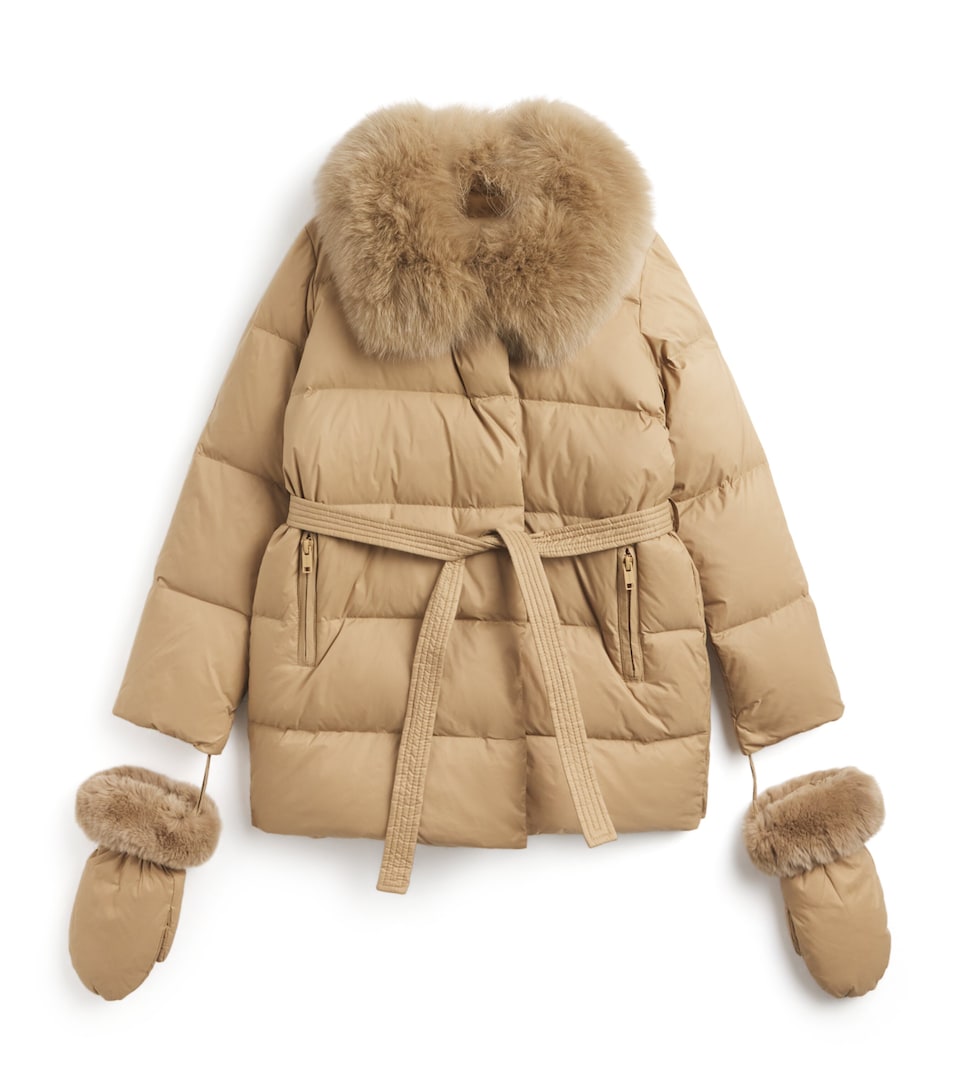 Fur-Trim Down Puffer Coat (10 Years)
