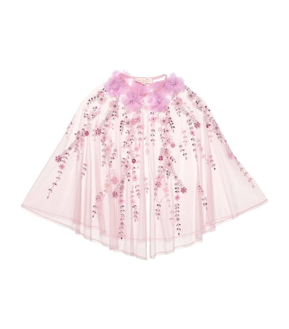 Tutu Du Monde Embellished Opening Night Cape Satin Bow