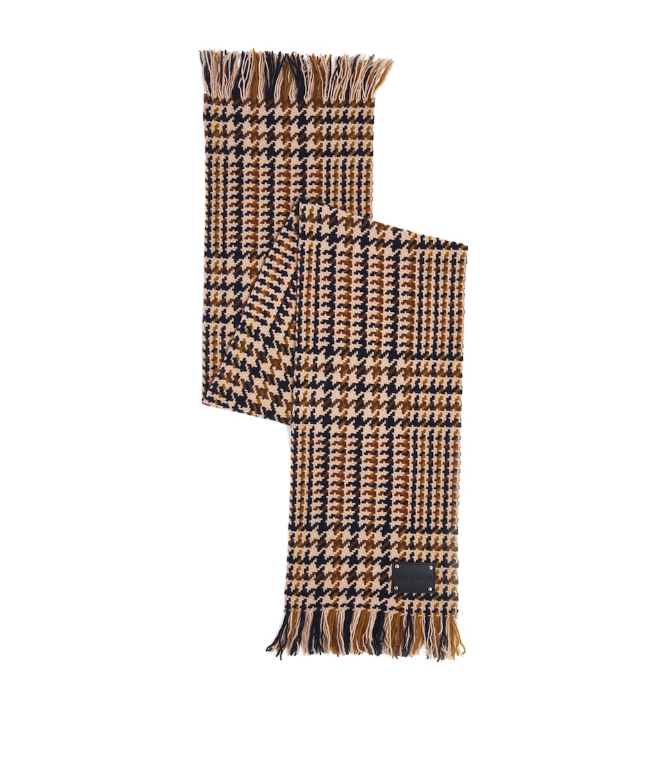 Wool Country Check Scarf