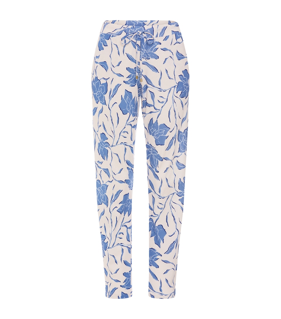 Hanro Womens Printed Sleep & Lounge Trousers Graceful Forms