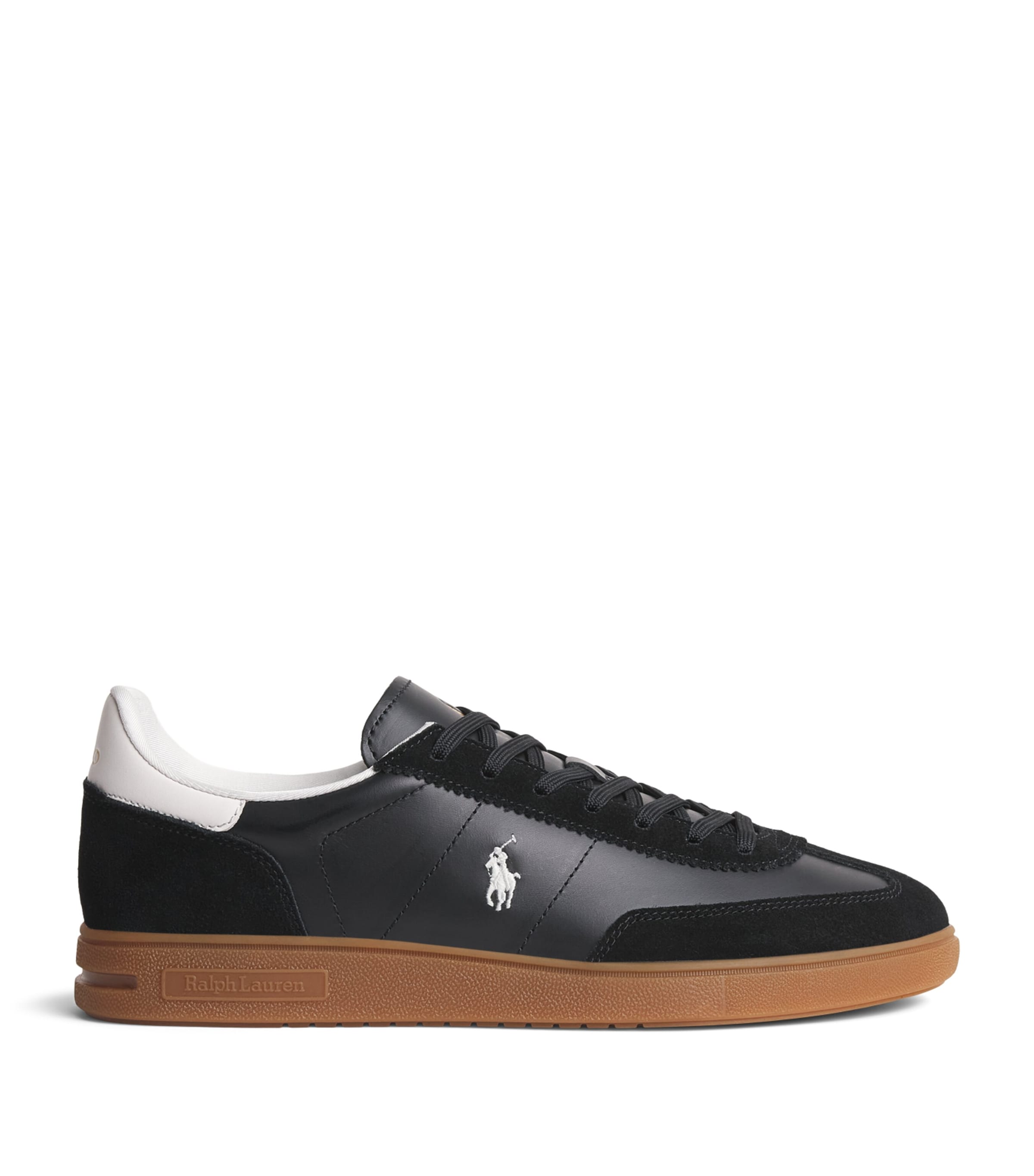 Polo Ralph Lauren Leather Bedford Sneakers Black/white
