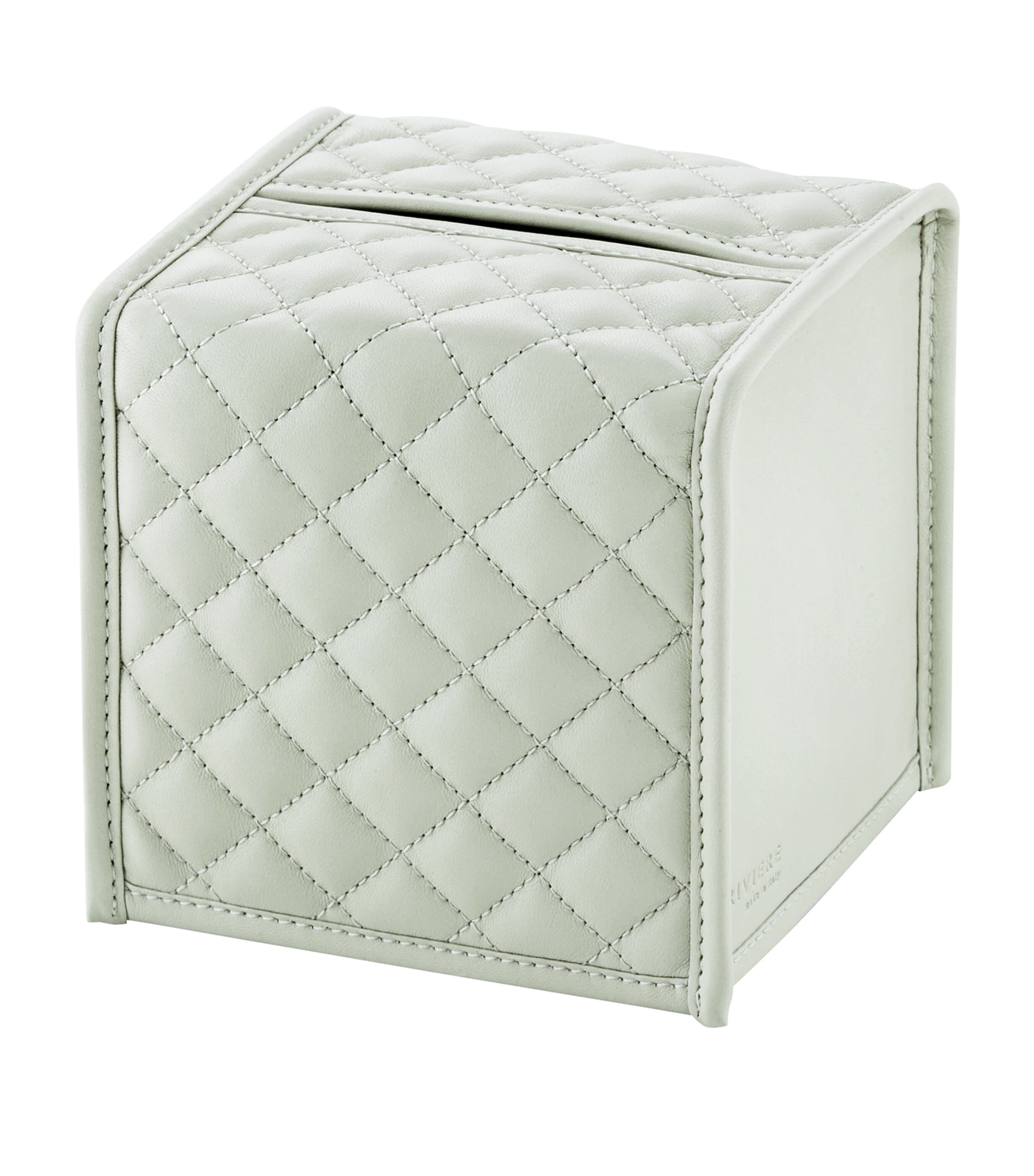 Leather Square Elba Diamonds Tissue Box