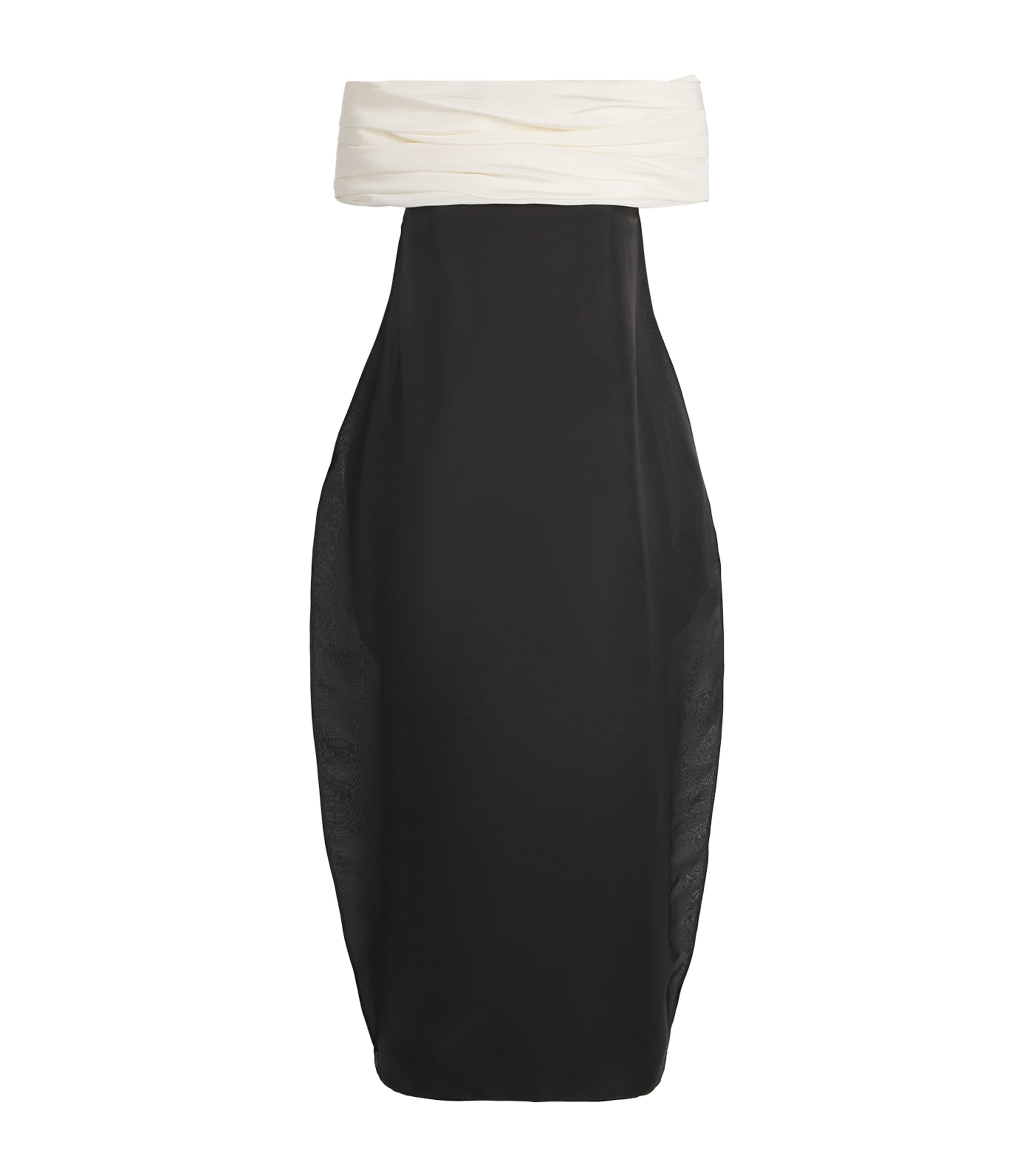 Voranida Womens Silk Loom Midi Dress Black