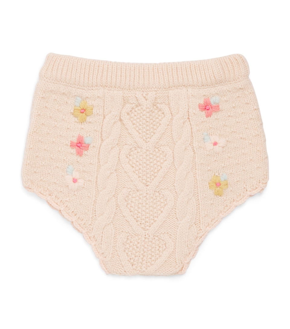 Louise Misha Ripane Bloomers (3-24 Months) Cream