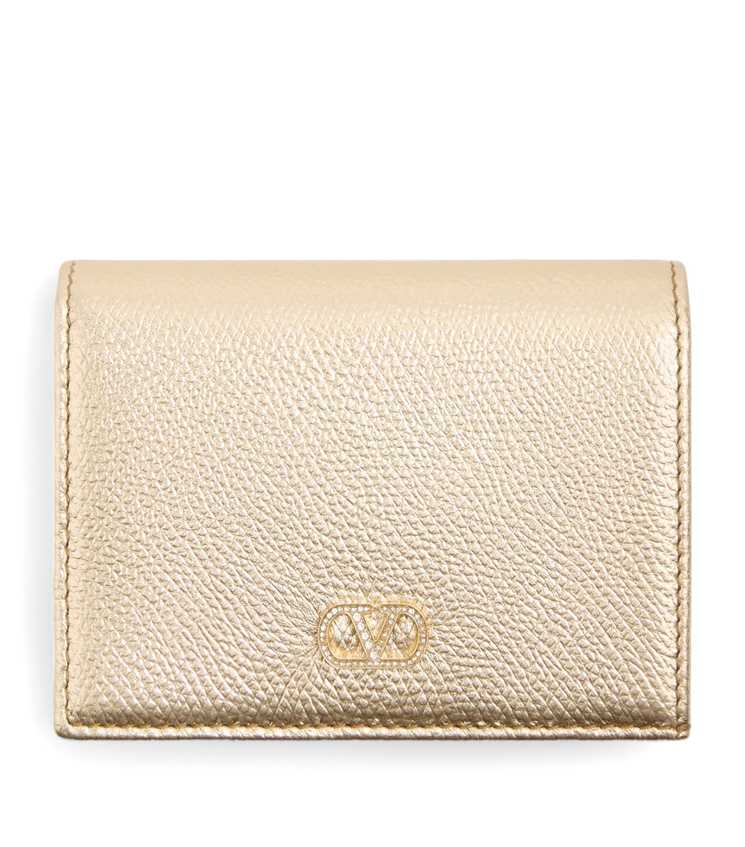 Valentino Garavani Leather VLogo Signature Wallet