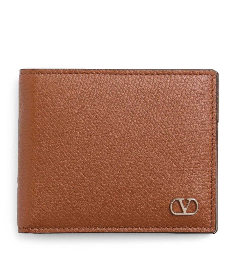 Leather VLogo Signature Wallet