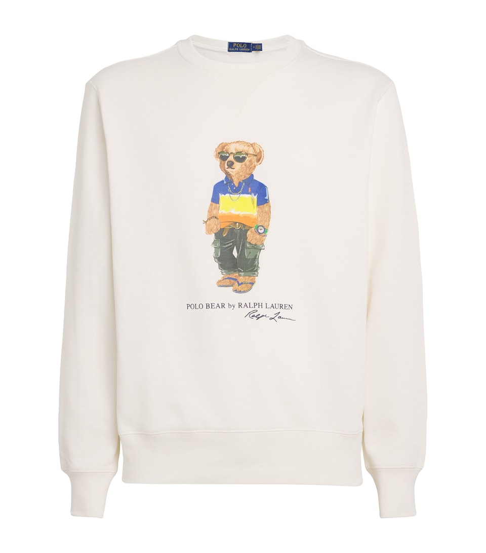 Cotton-Blend Polo Bear Sweatshirt