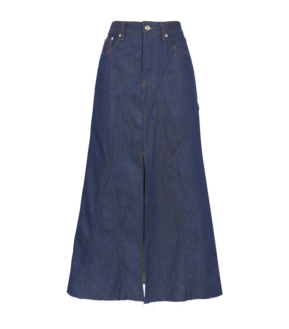 Denim Midi Skirt
