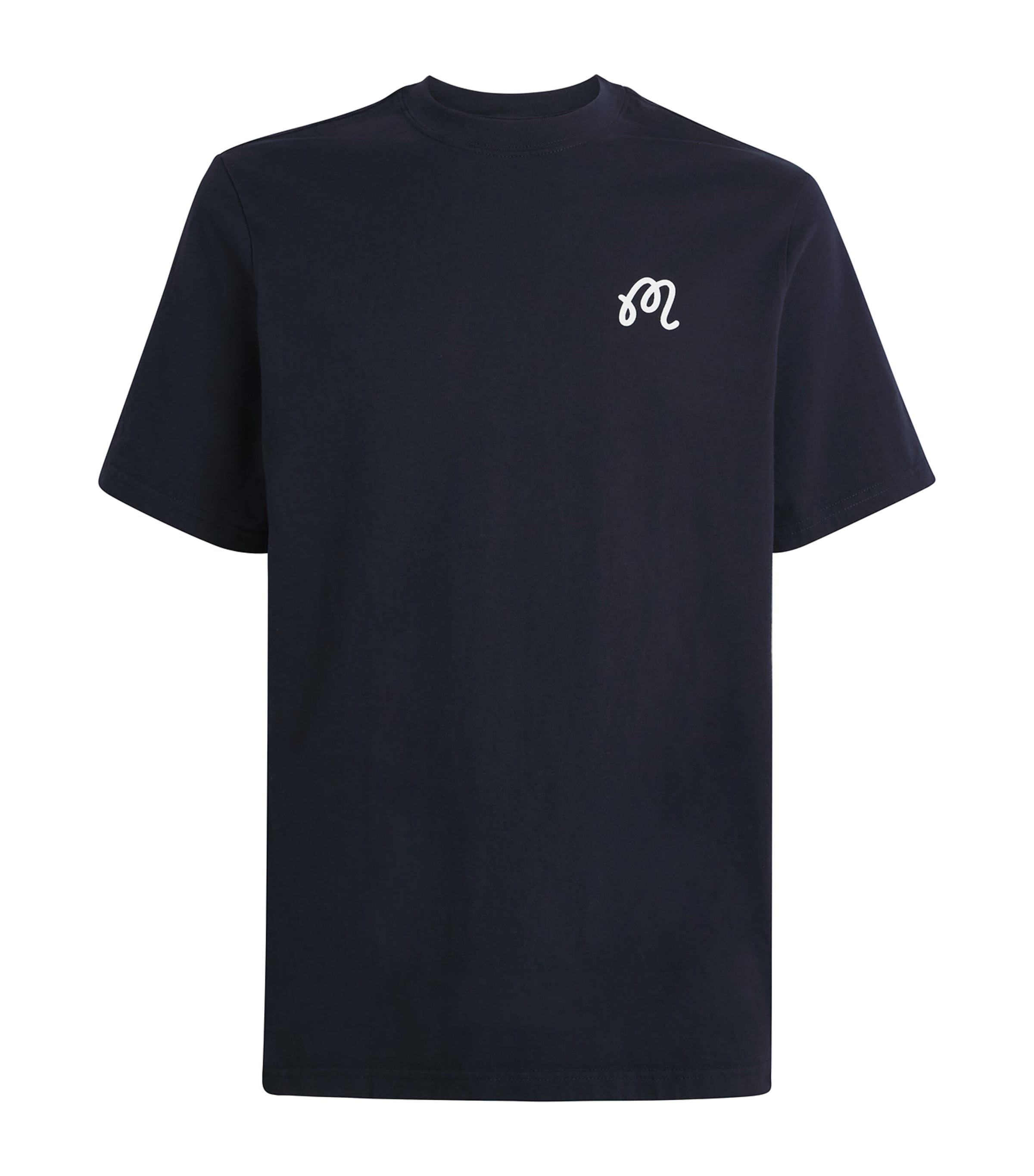 Malbon Mens Cotton Bermuda Origin T-Shirt Midnight