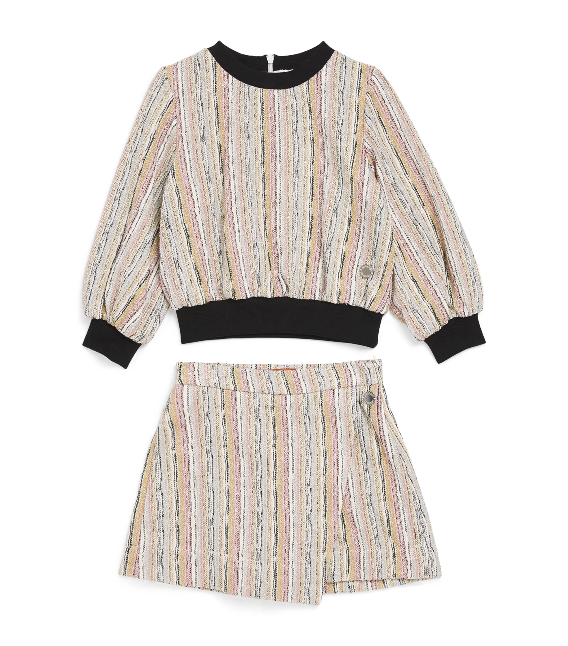 Sequin-Embellished Sweatshirt and Skort Set (4-14 Years)