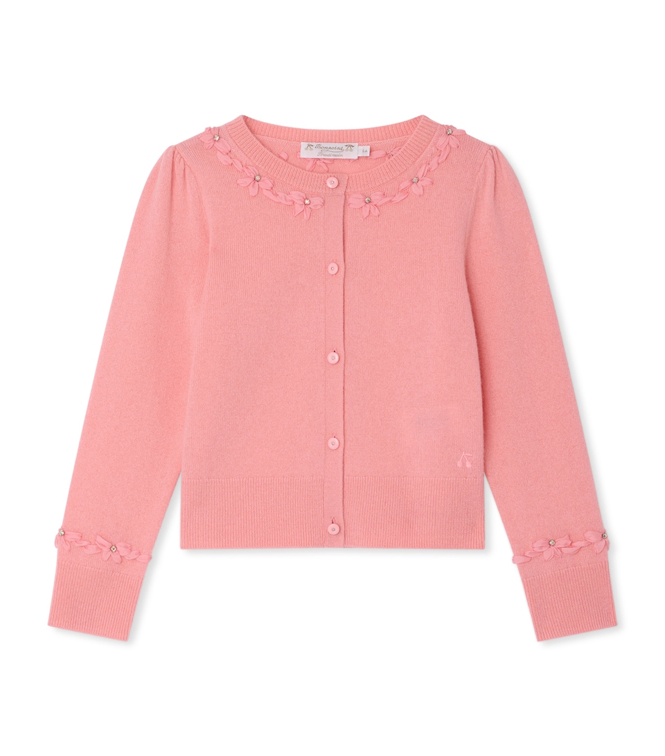 Cashmere Bow-Detail Cardigan (10-14 Years)