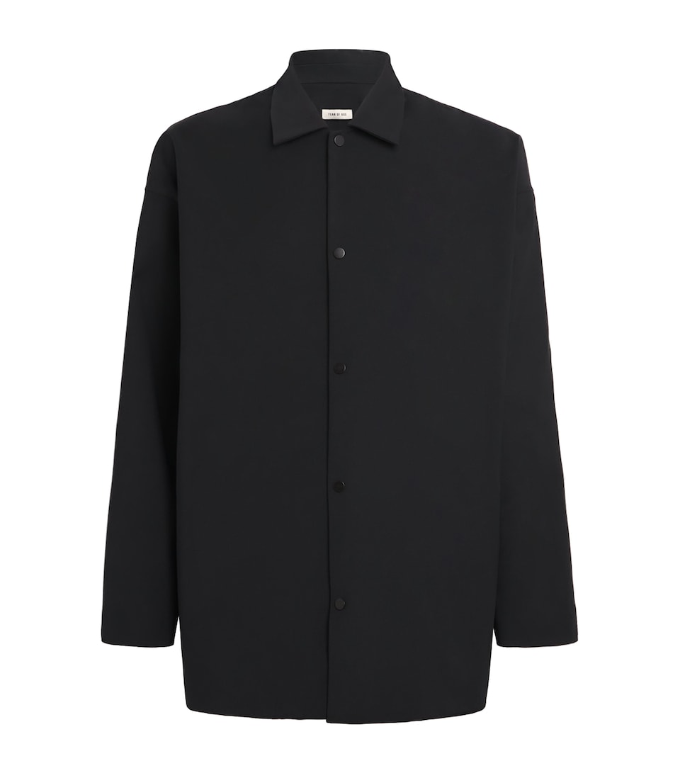 Wool-Blend Coaches Jacket